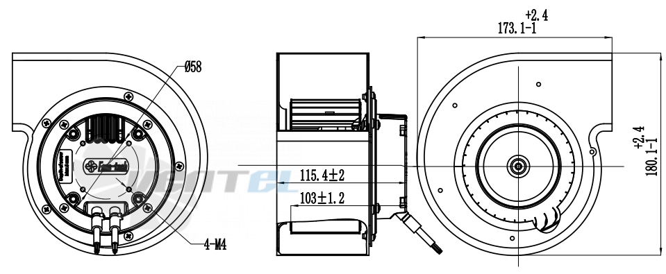 Fans-tech SH120E2-ACT-00 - описание, технические характеристики, графики