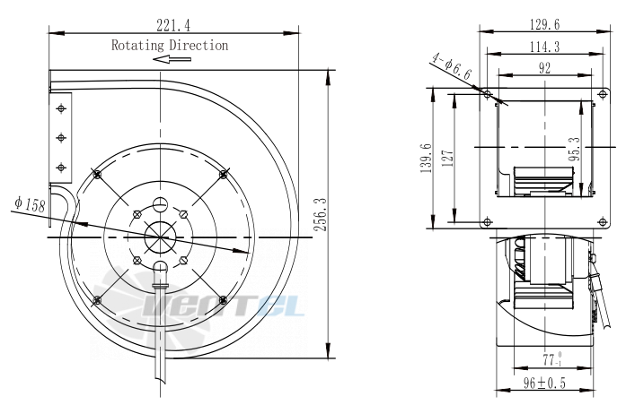 Fans-tech SH140A1-AGT-01 - описание, технические характеристики, графики