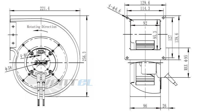 Fans-tech SH140E2-AGT-01 - описание, технические характеристики, графики