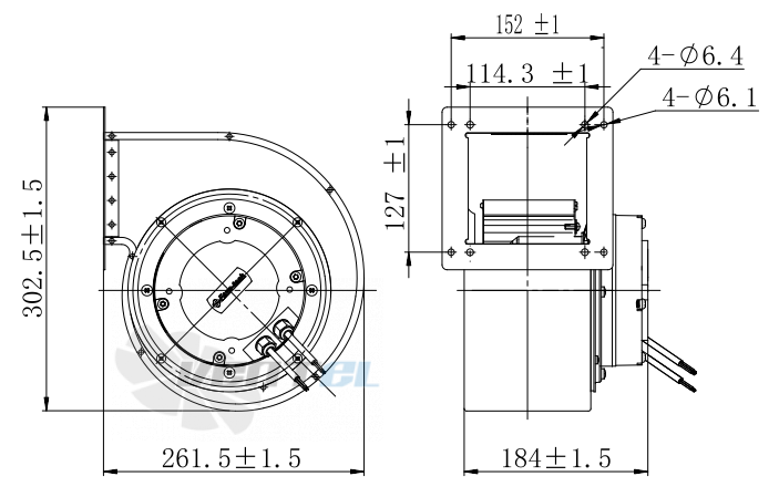 Fans-tech SH180E5-AGT-01 - описание, технические характеристики, графики