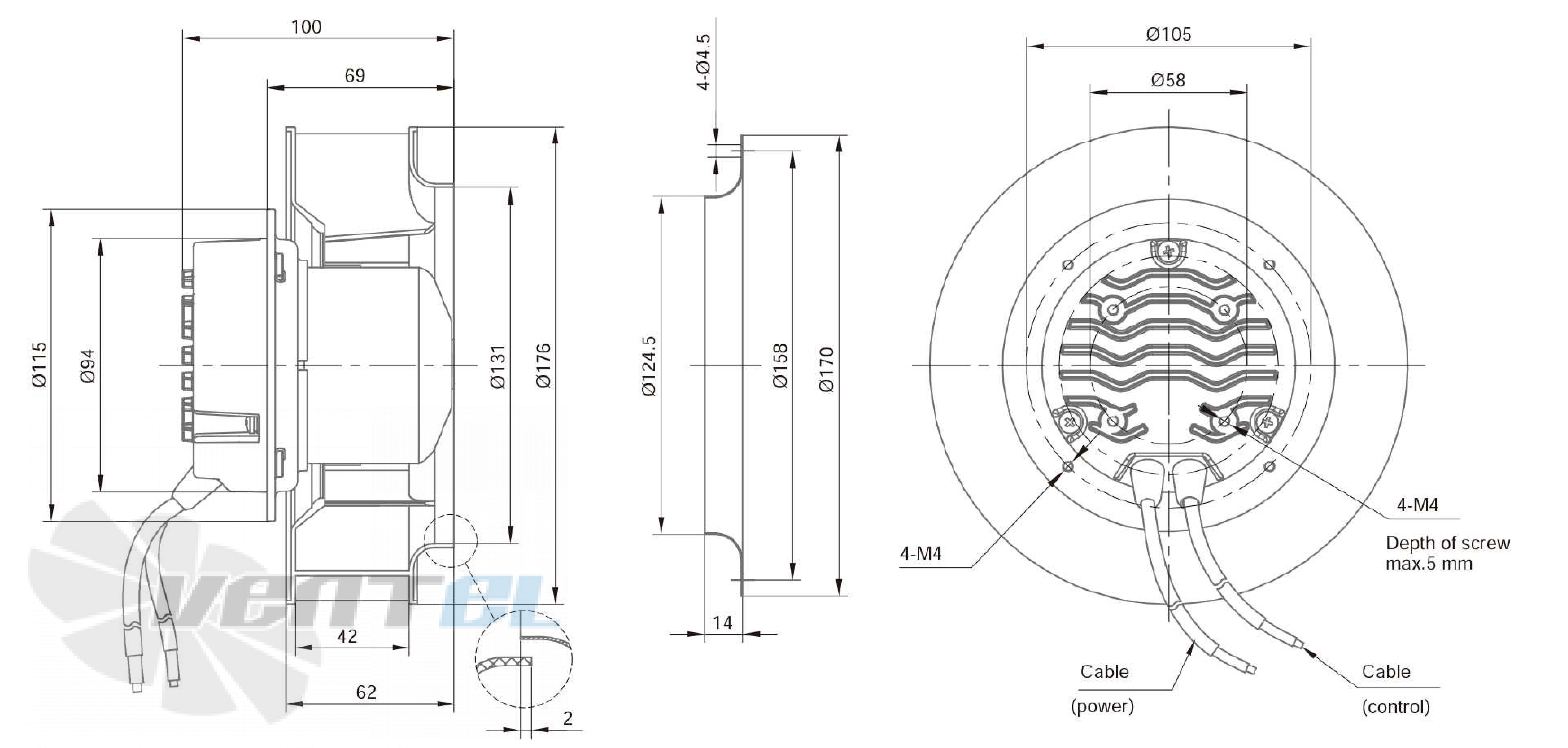 Longwell LWBE3G175-072NS-005 - описание, технические характеристики, графики