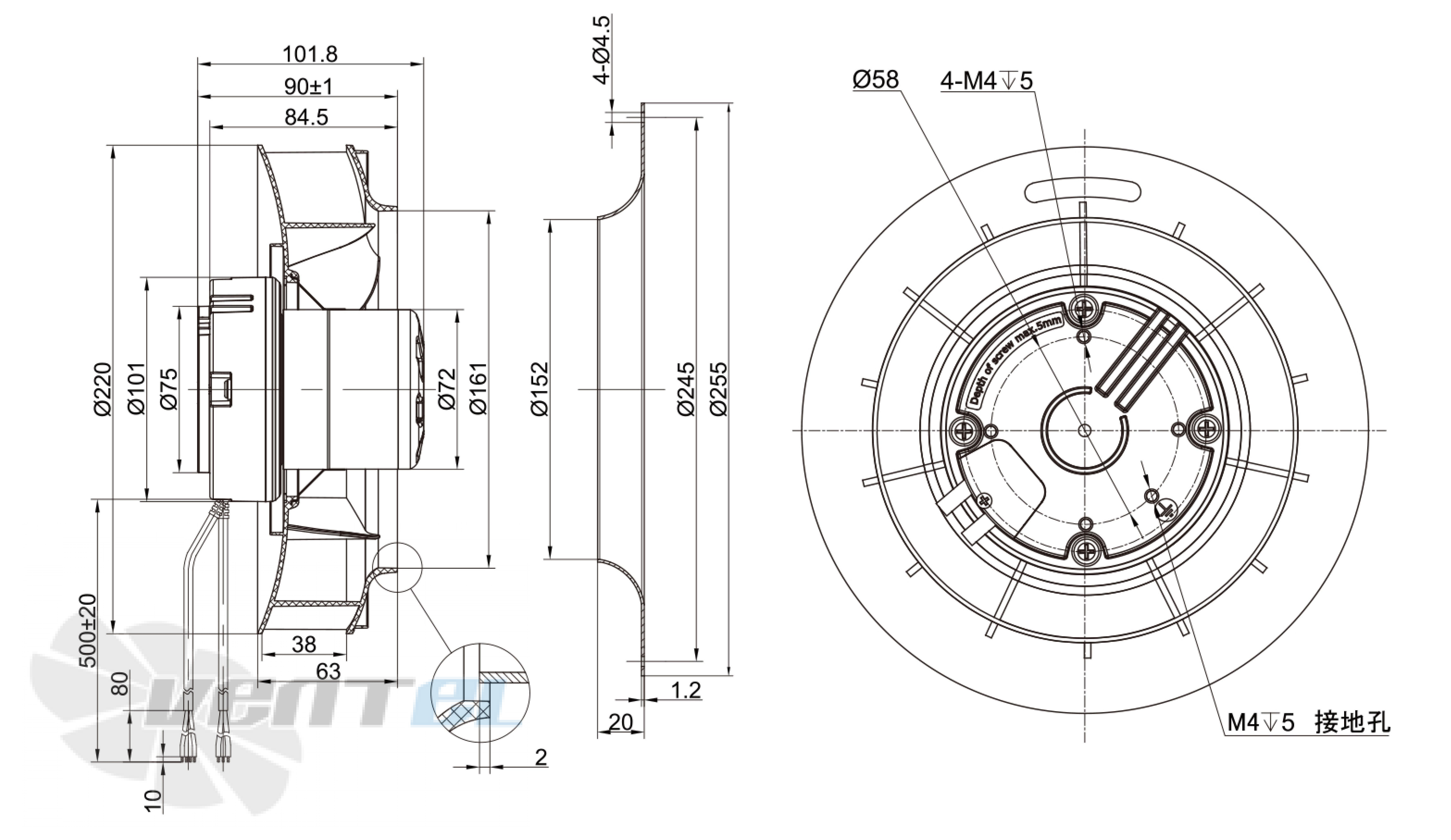 Longwell LWBE3G220-072NS-008 - описание, технические характеристики, графики