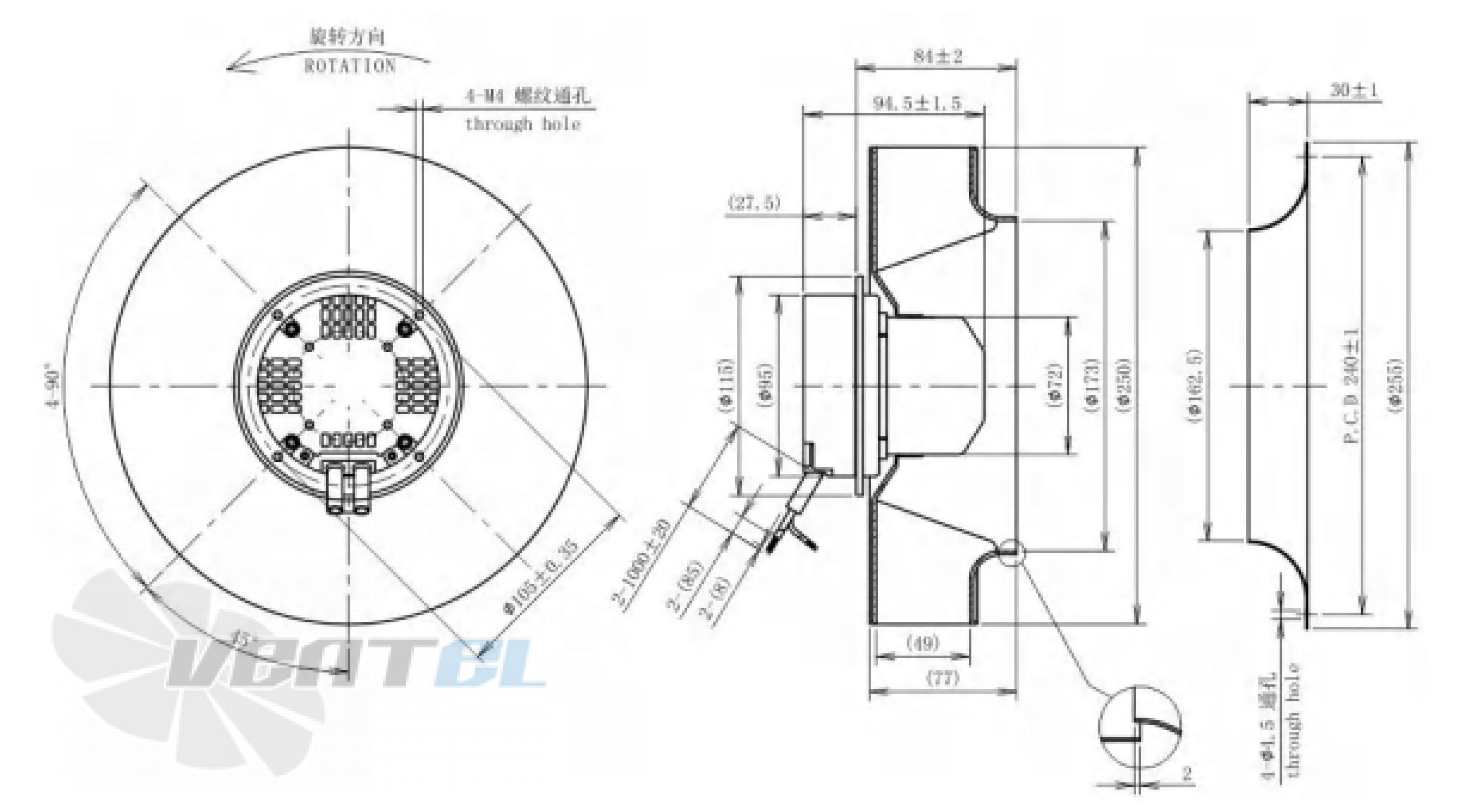 Longwell LWBE3G250-072NS-001 - описание, технические характеристики, графики