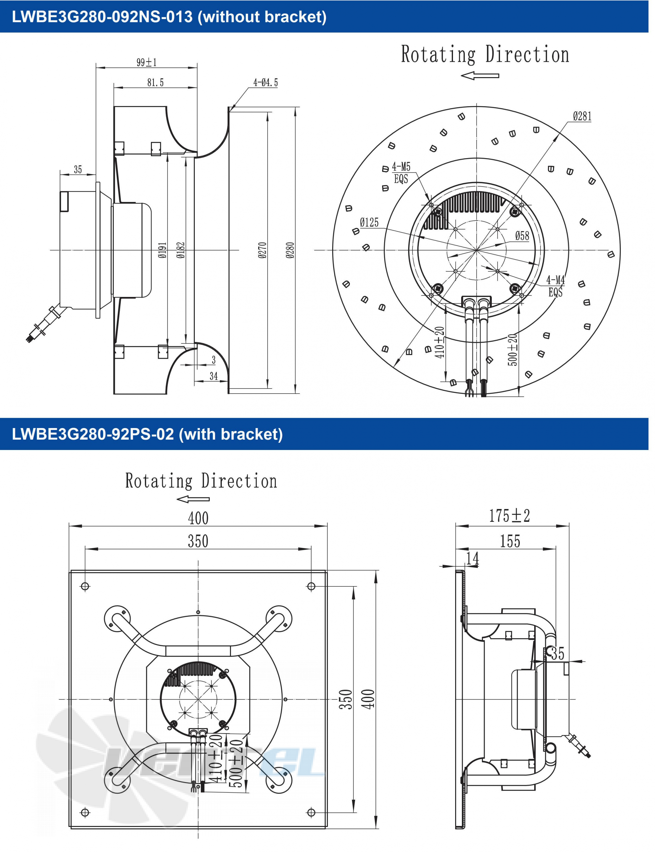 Longwell LWBE3G280-92PS-02 - описание, технические характеристики, графики