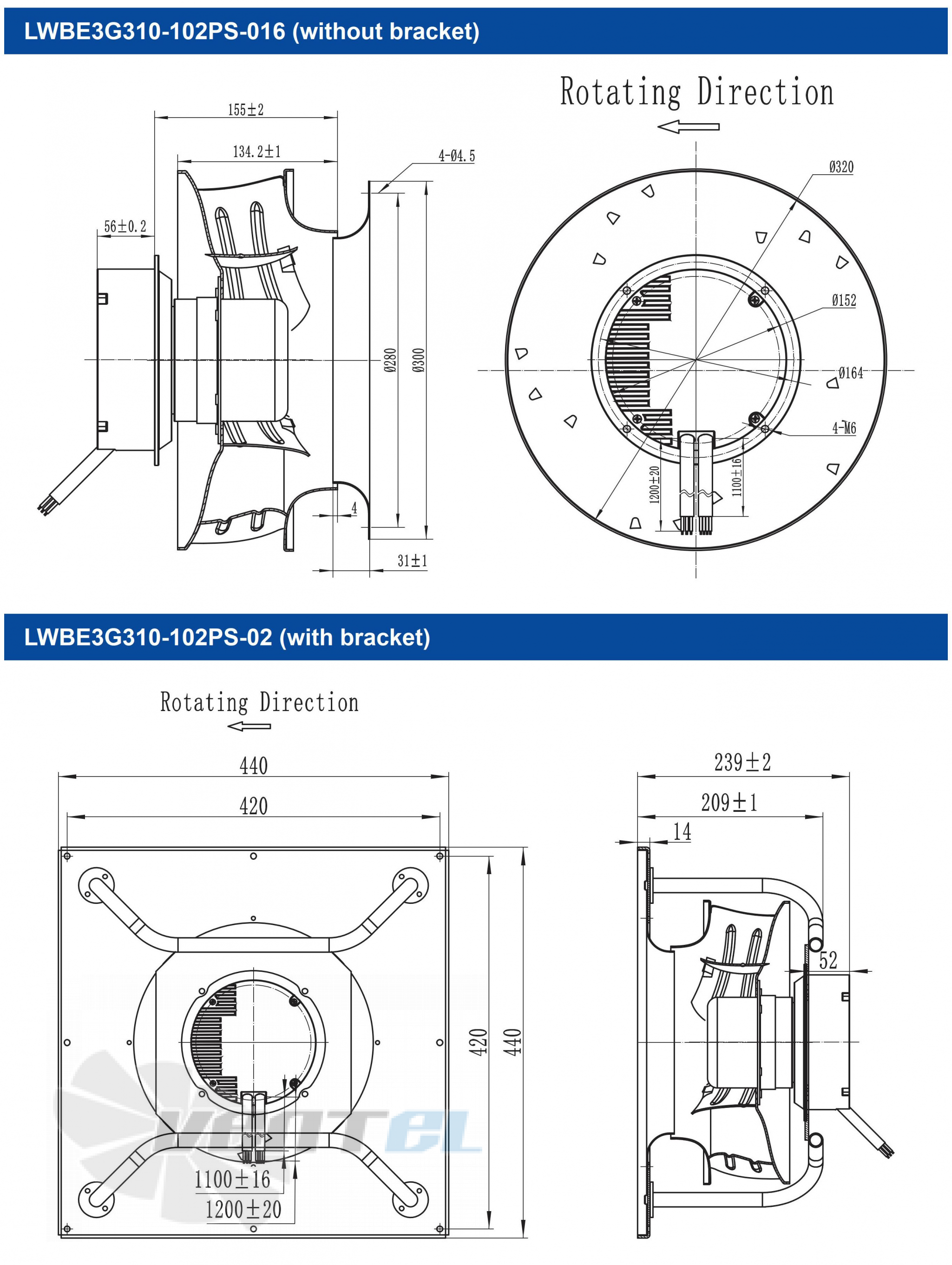 Longwell LWBE3G310-102PS-02 - описание, технические характеристики, графики