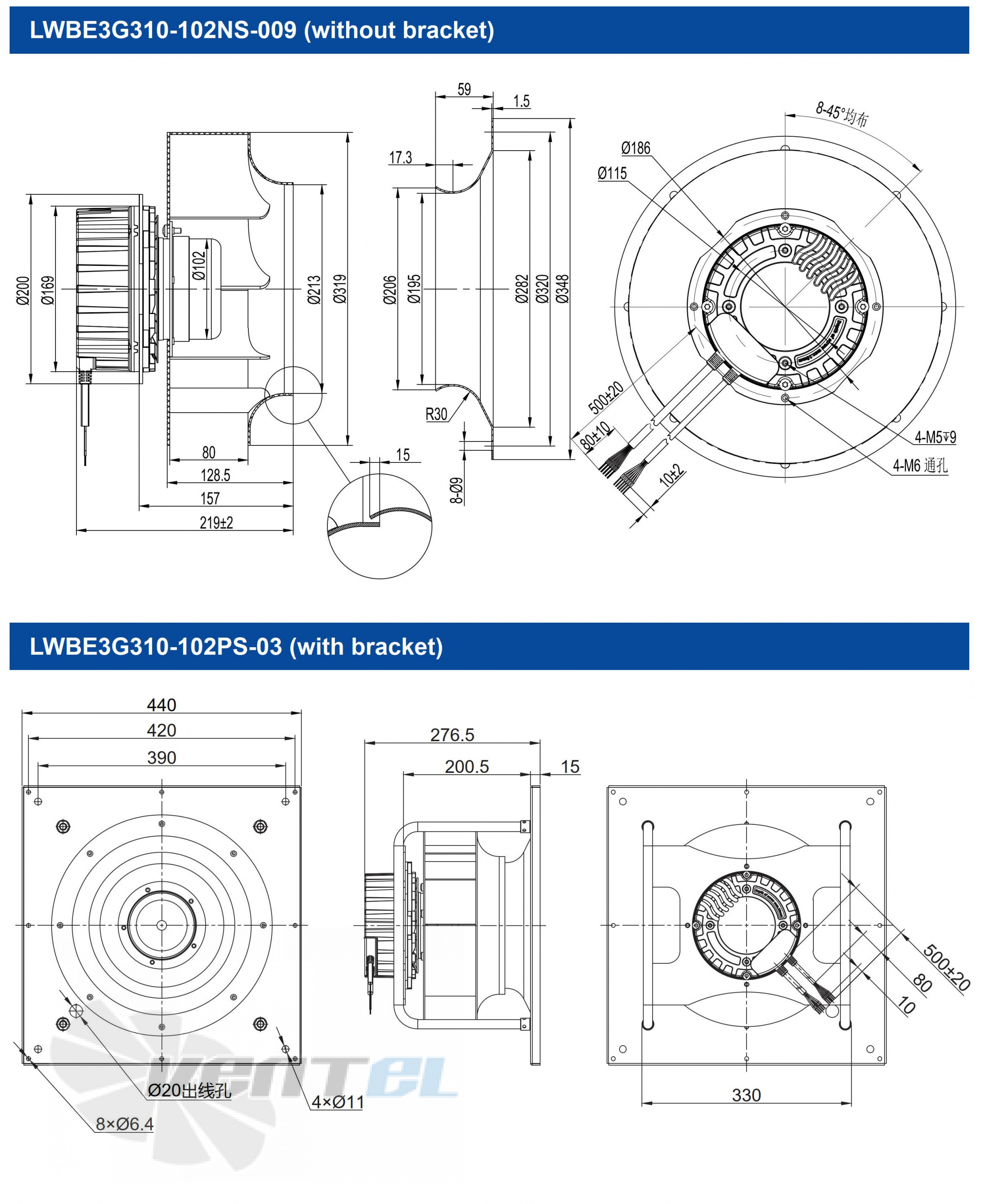 Longwell LWBE3G310-102PS-03 - описание, технические характеристики, графики