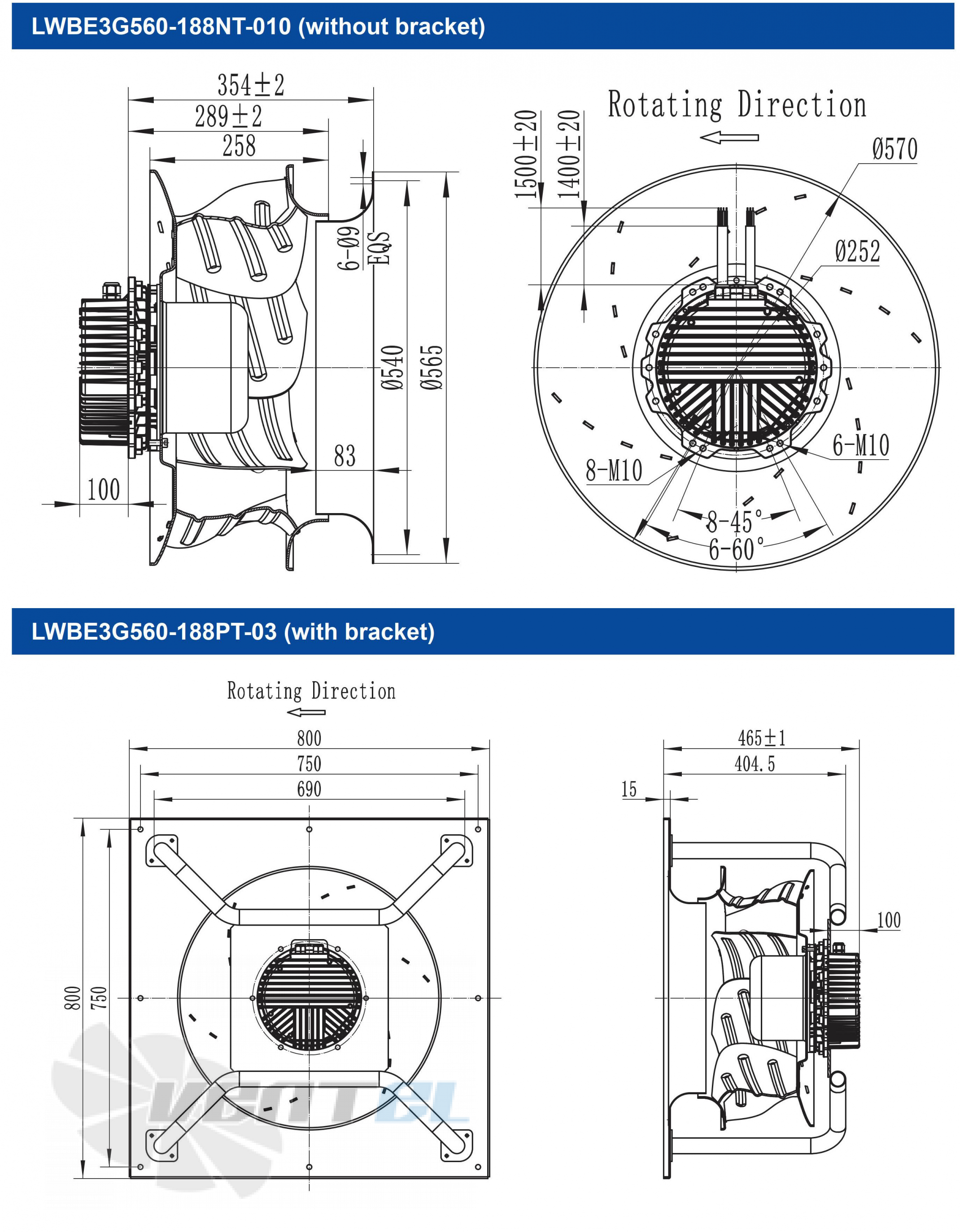 Longwell LWBE3G560-188PT-03 - описание, технические характеристики, графики