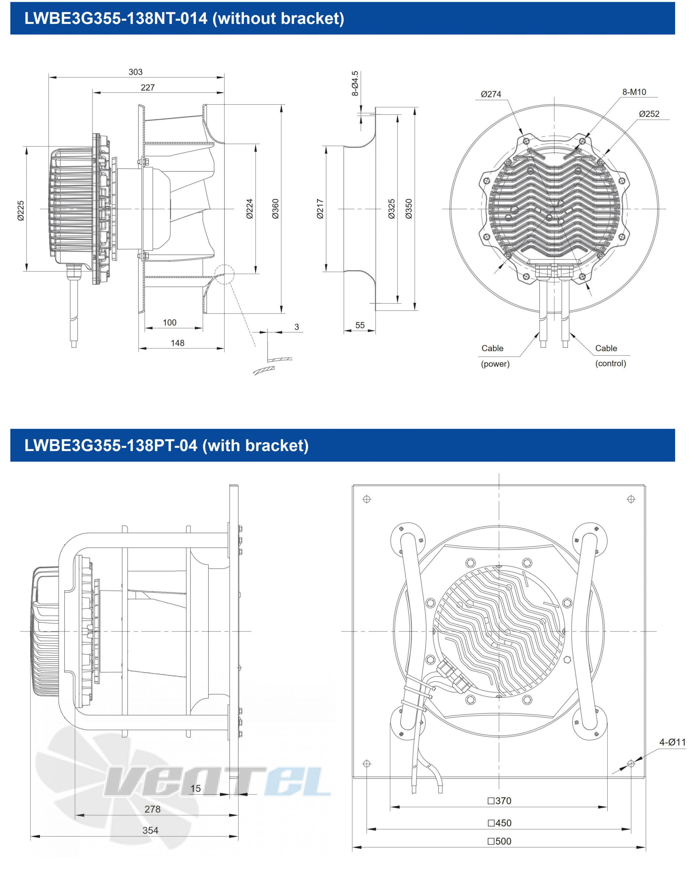 Longwell LWBE3G355-138PT-04 - описание, технические характеристики, графики