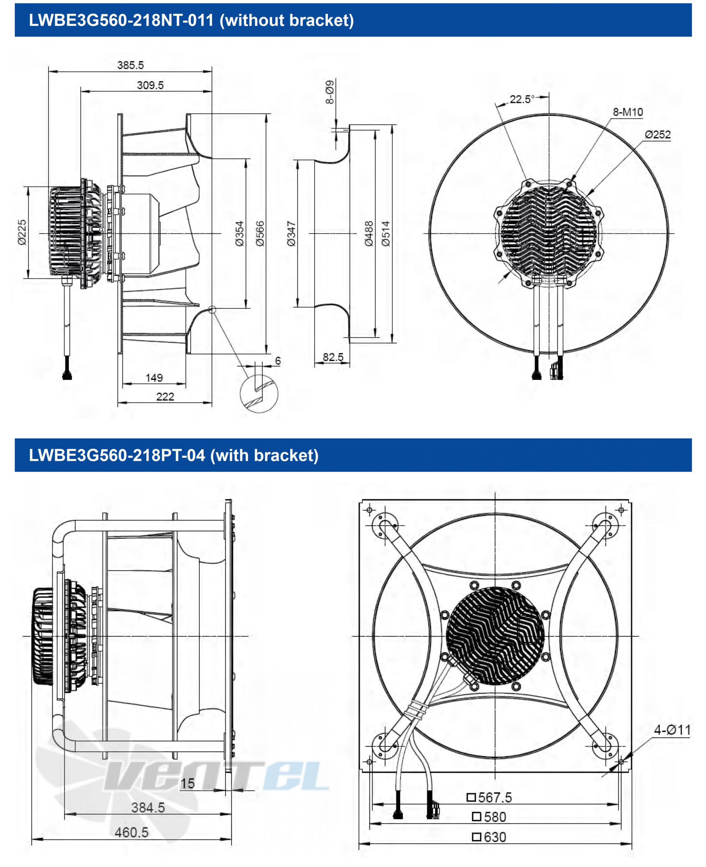 Longwell LWBE3G560-218PT-04 - описание, технические характеристики, графики