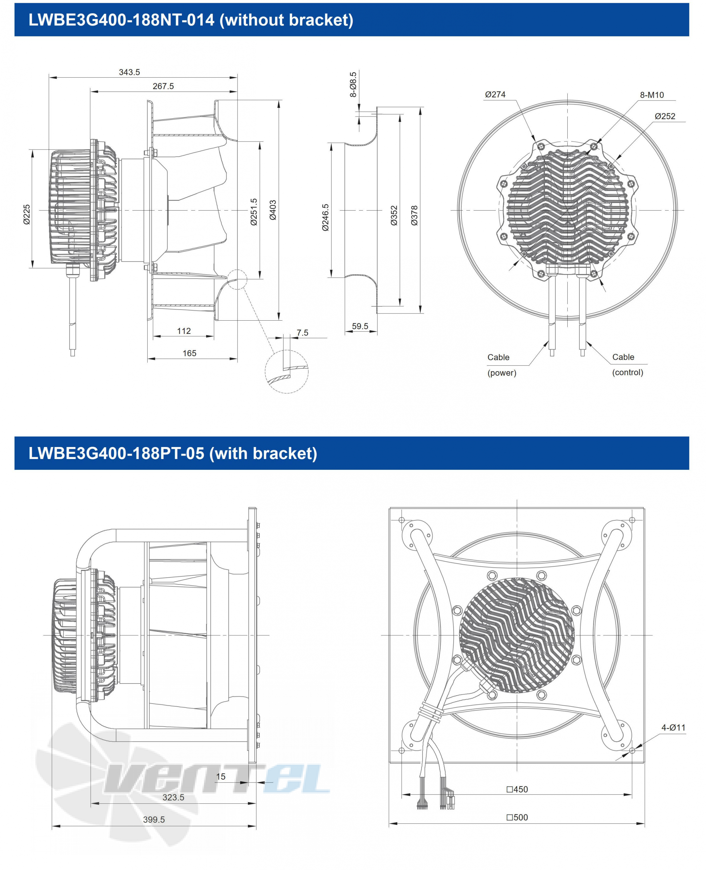 Longwell LWBE3G400-188PT-05 - описание, технические характеристики, графики