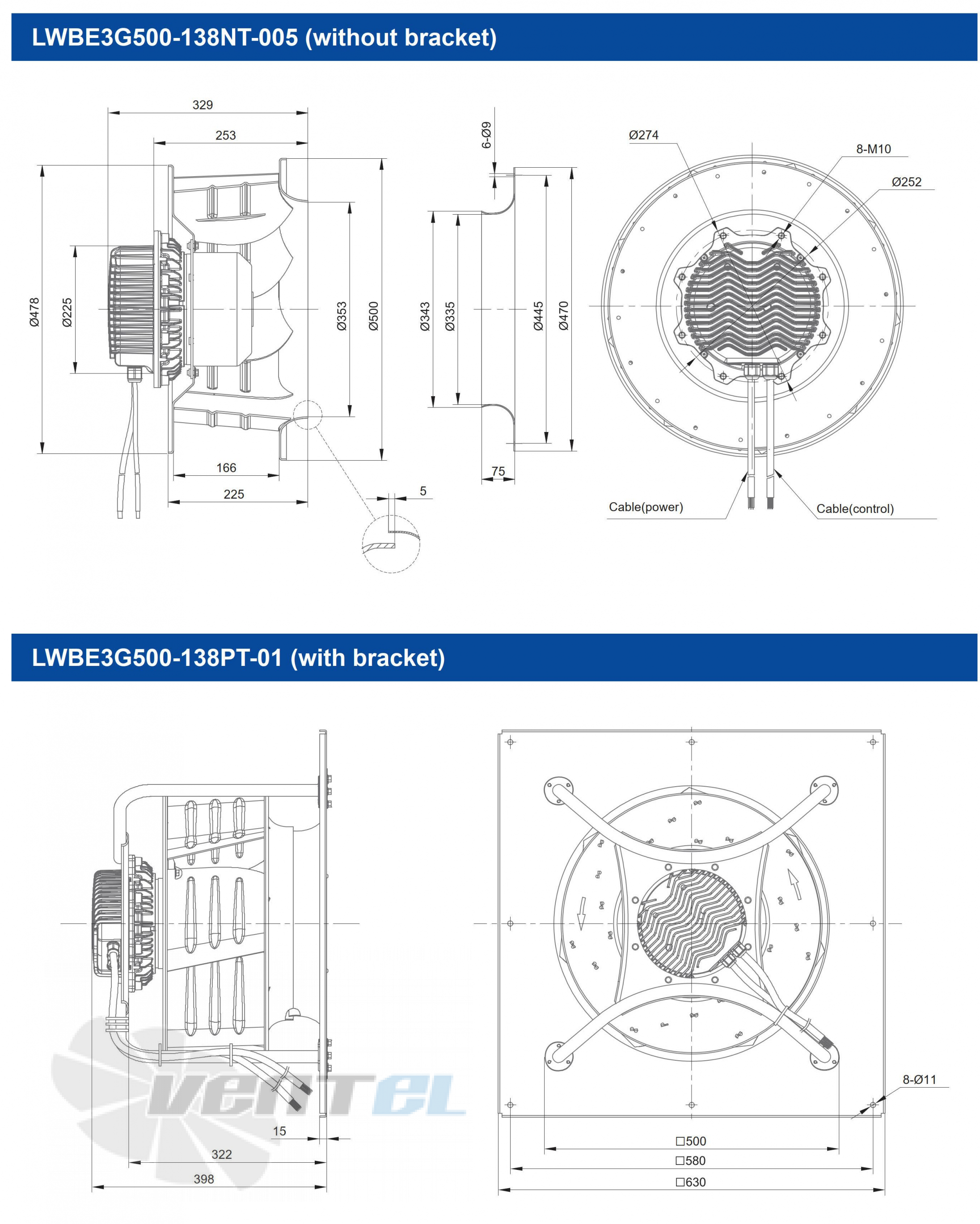 Longwell LWBE3G500-138PT-01 - описание, технические характеристики, графики