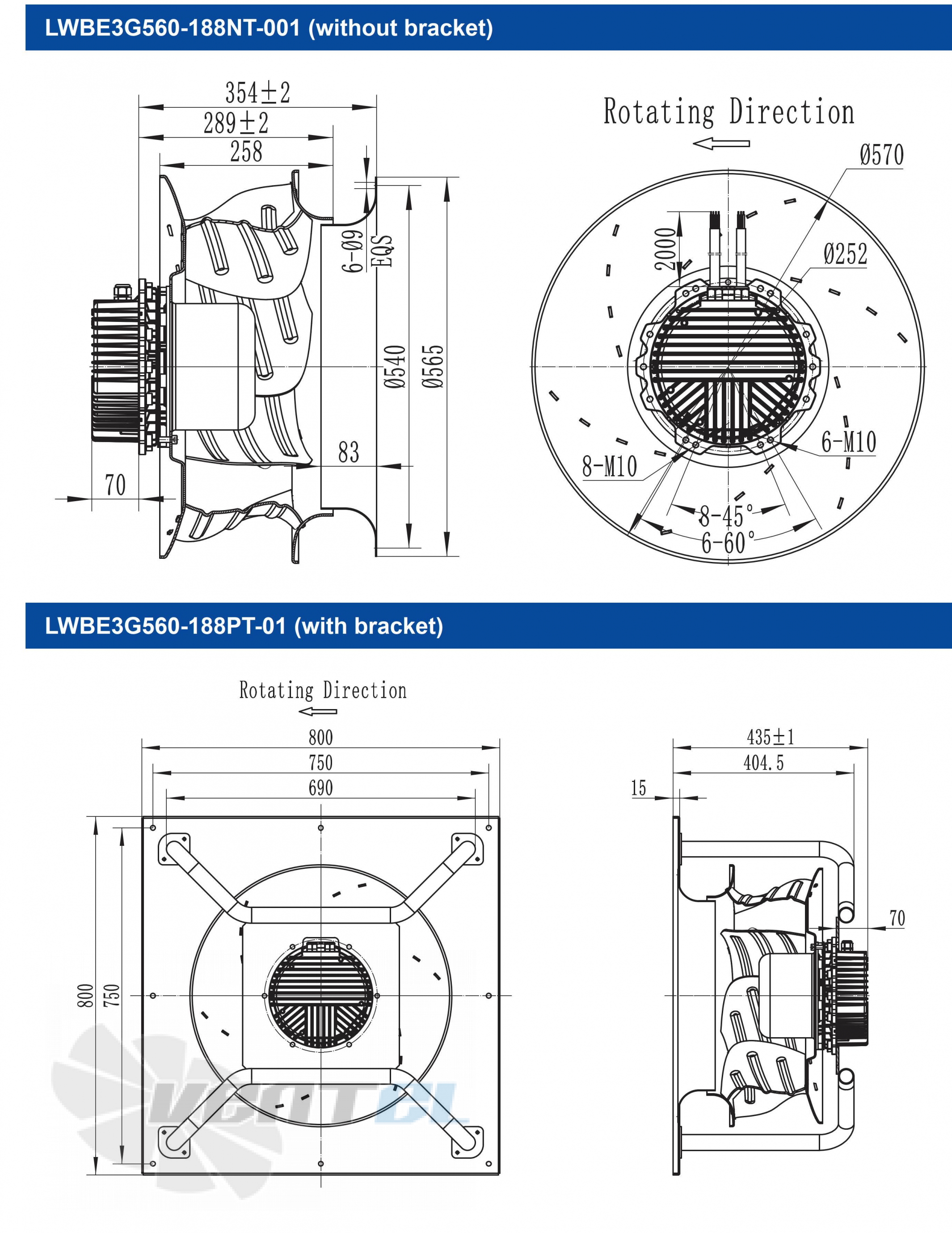 Longwell LWBE3G560-188PT-01 - описание, технические характеристики, графики