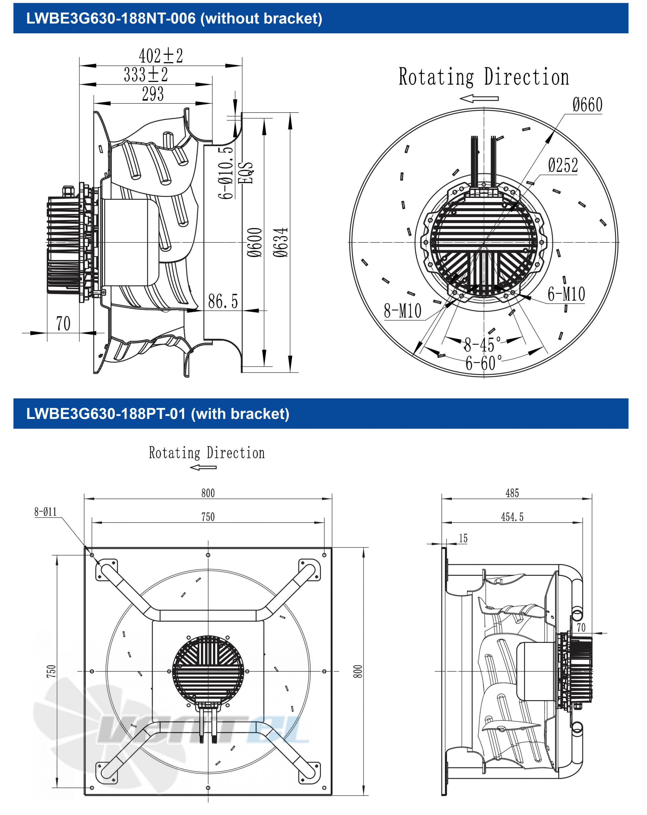 Longwell LWBE3G630-188PT-01 - описание, технические характеристики, графики