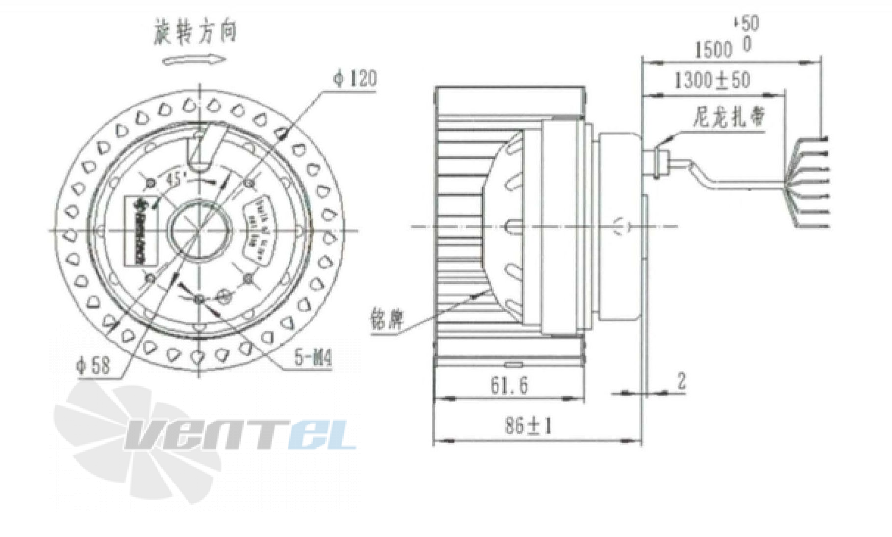 Fans-tech SC120A1-068-000 - описание, технические характеристики, графики