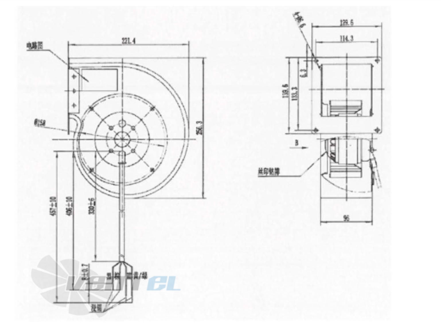 Fans-tech SH140A1-AC-03 - описание, технические характеристики, графики