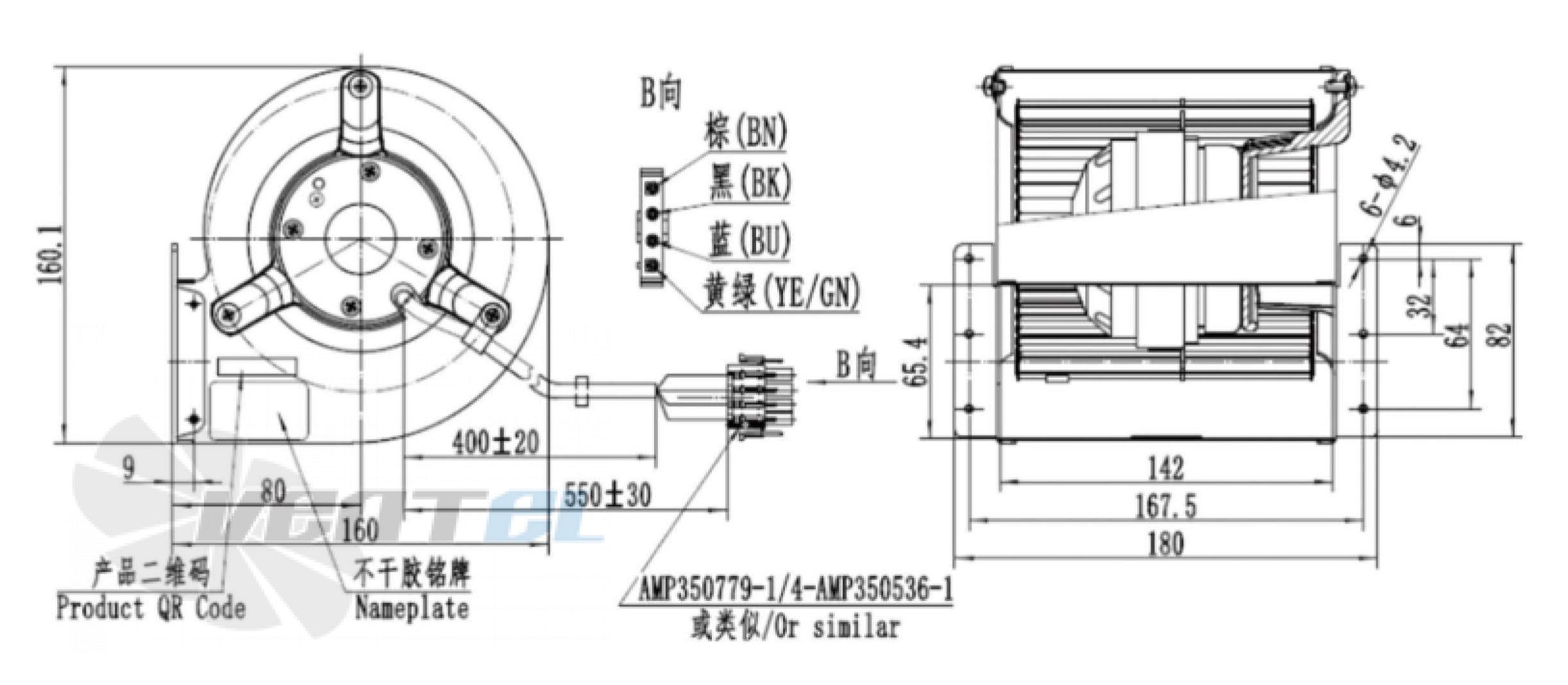 Fans-tech DH120A2-AG5-01 - описание, технические характеристики, графики