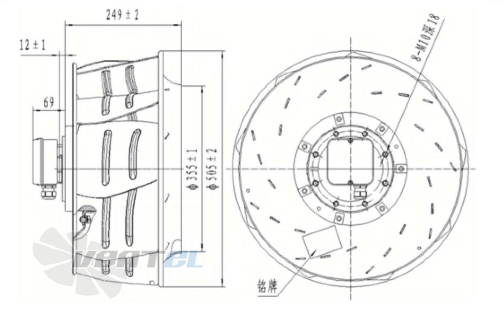 Fans-tech SC500B2-AQ5-0 - описание, технические характеристики, графики