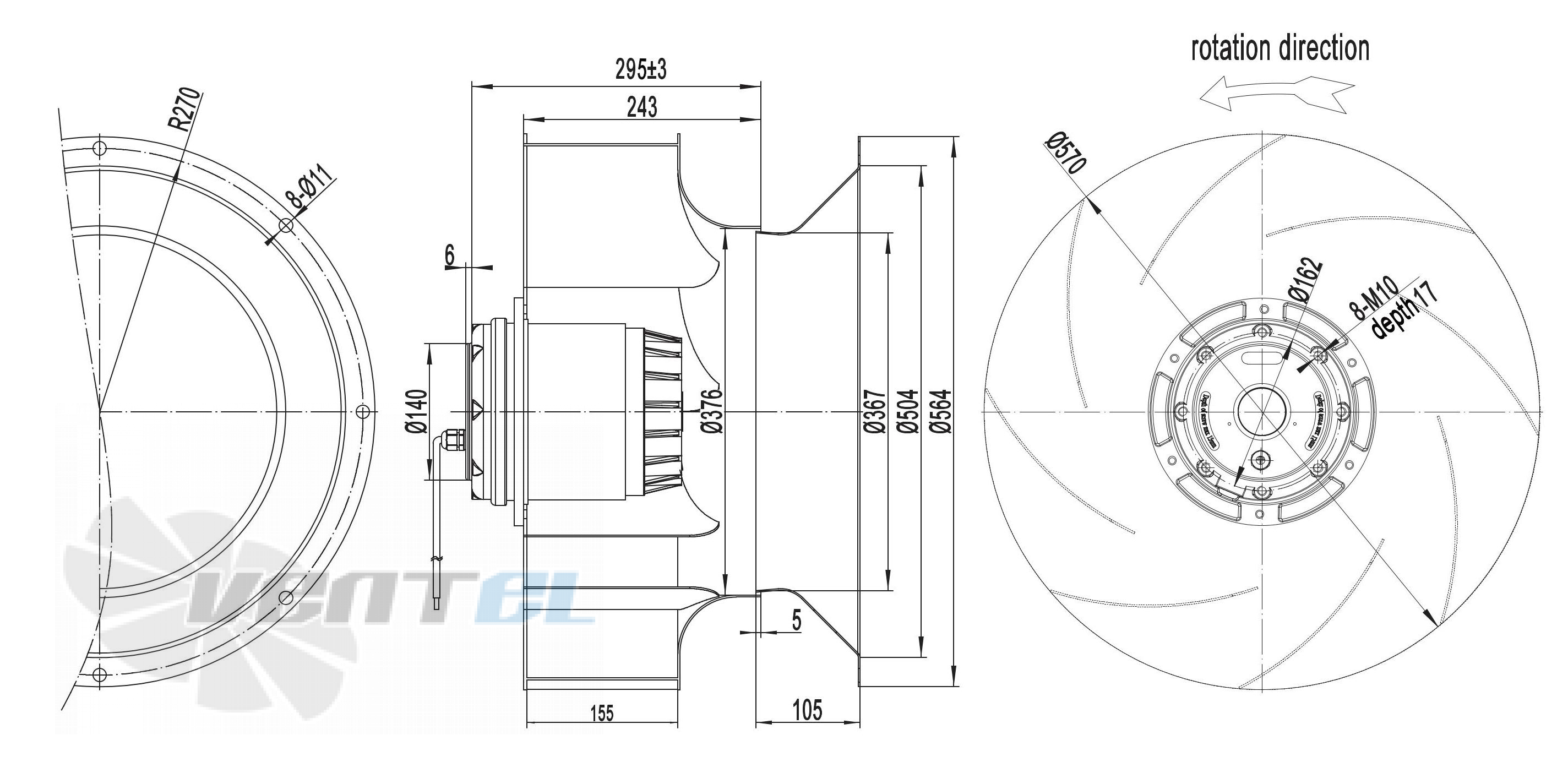 Longwell LWBA6D560-188NT-02 - описание, технические характеристики, графики