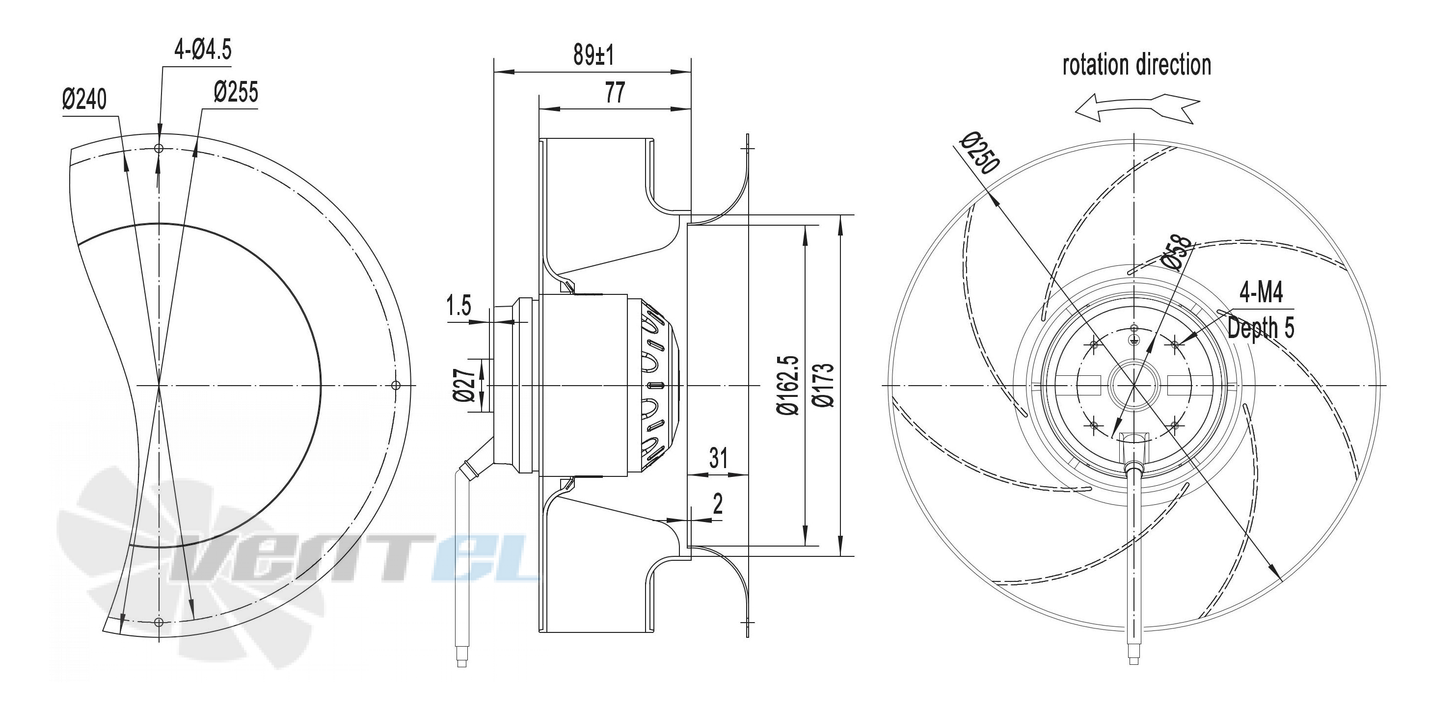 Longwell LWBA4E250-092NS-01 - описание, технические характеристики, графики