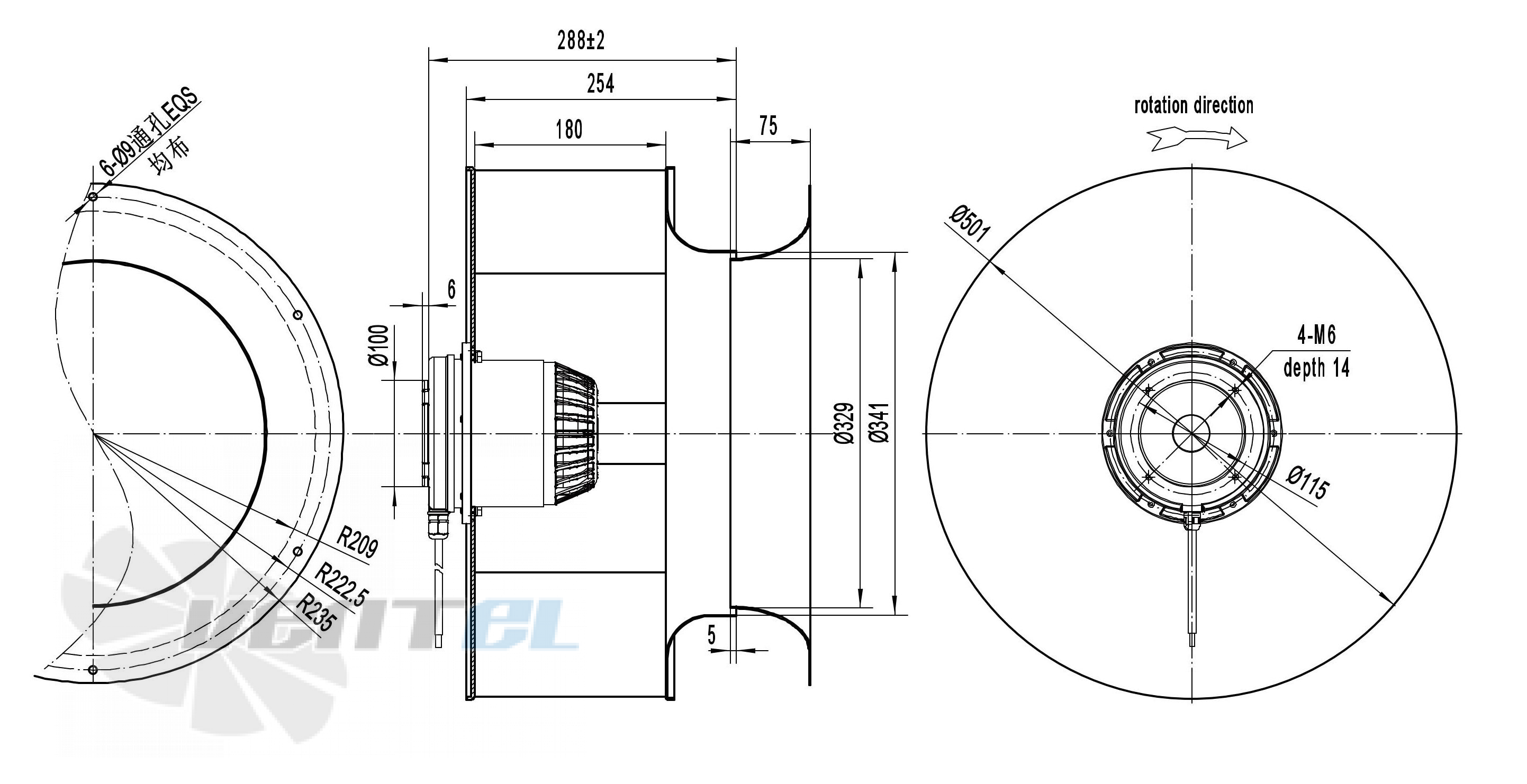 Longwell LWBA6D500-138NT-03 - описание, технические характеристики, графики