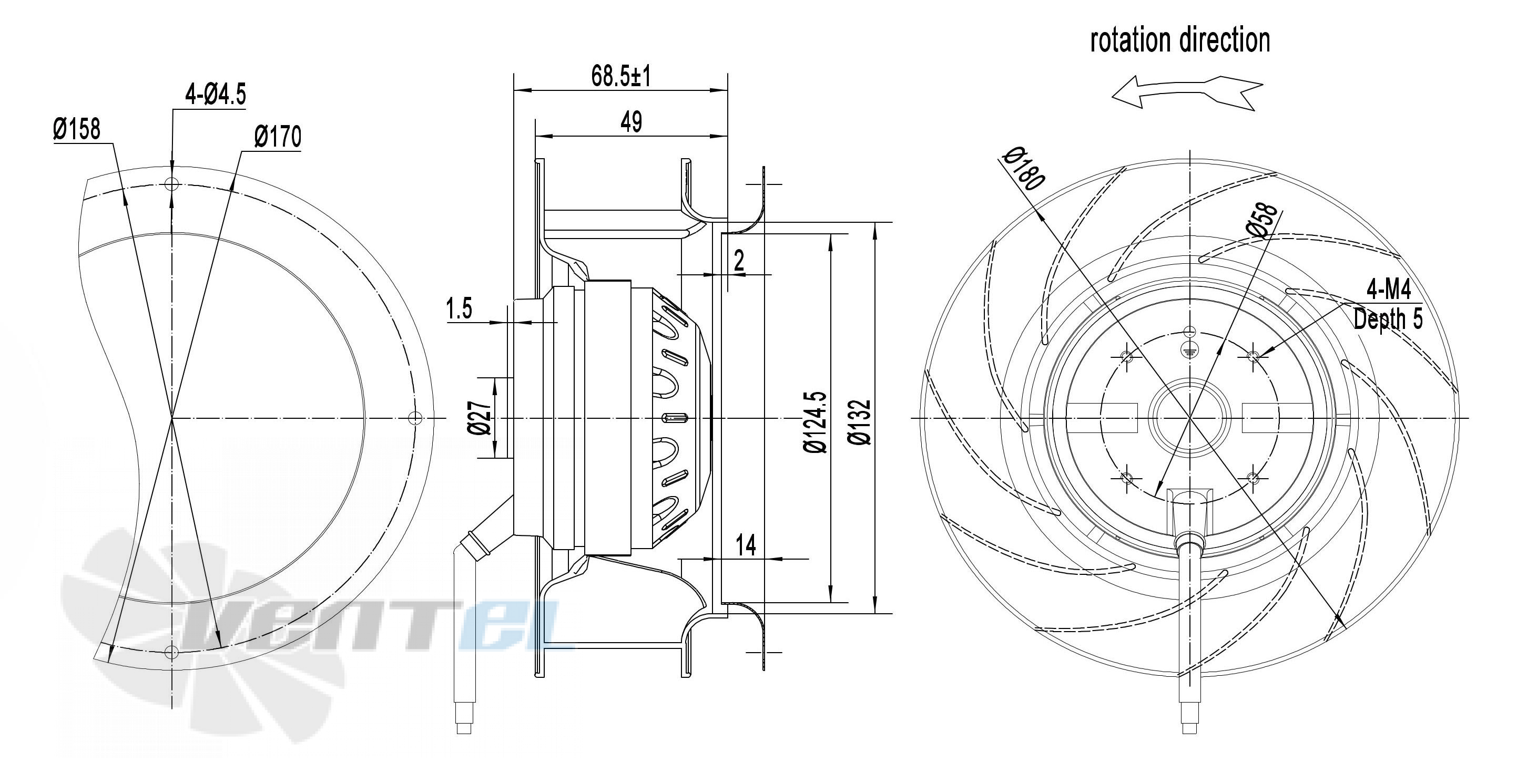 Longwell LWBA2E180-092NS-03 - описание, технические характеристики, графики