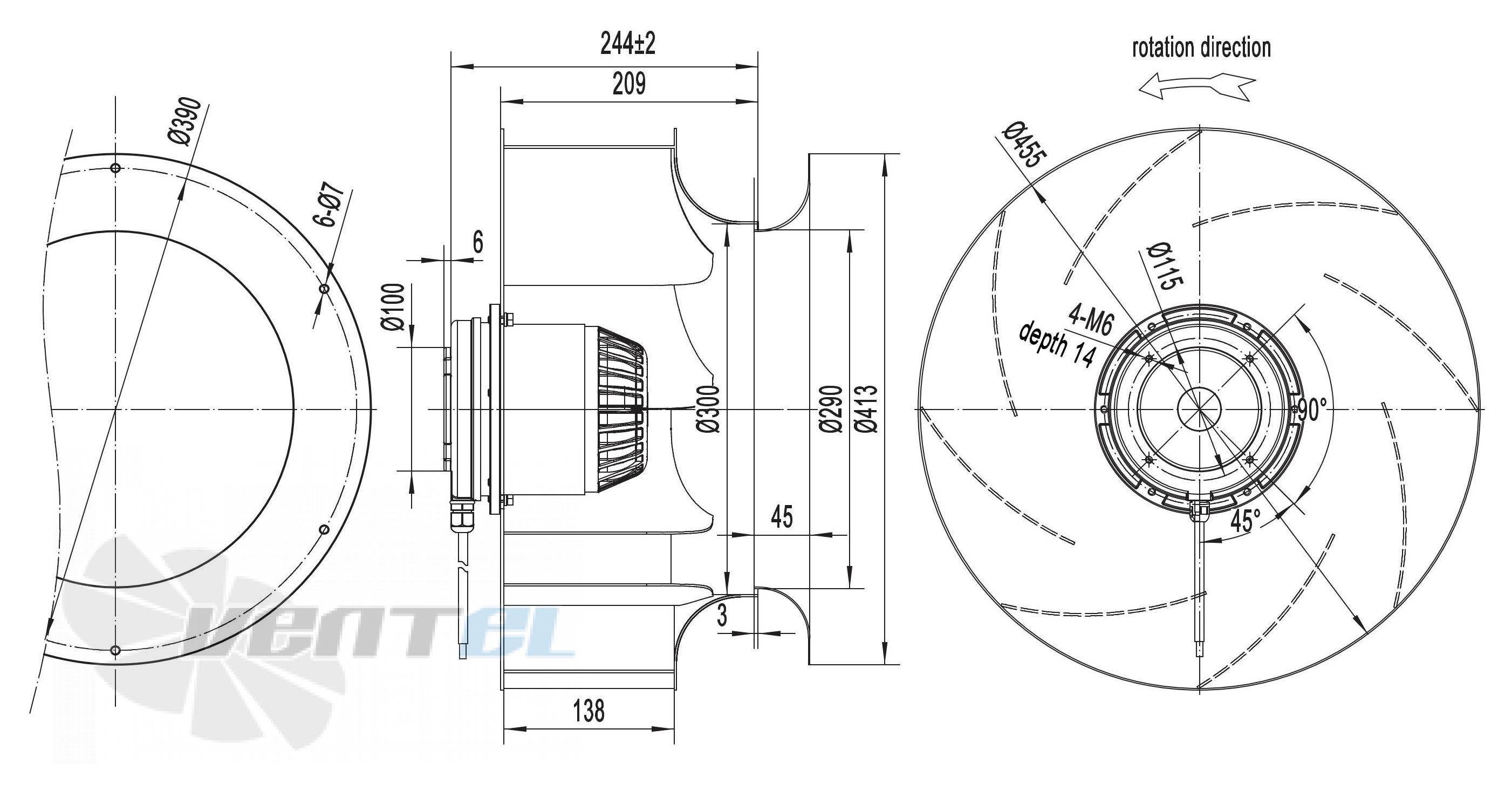 Longwell LWBA4D450-188NT-03 - описание, технические характеристики, графики