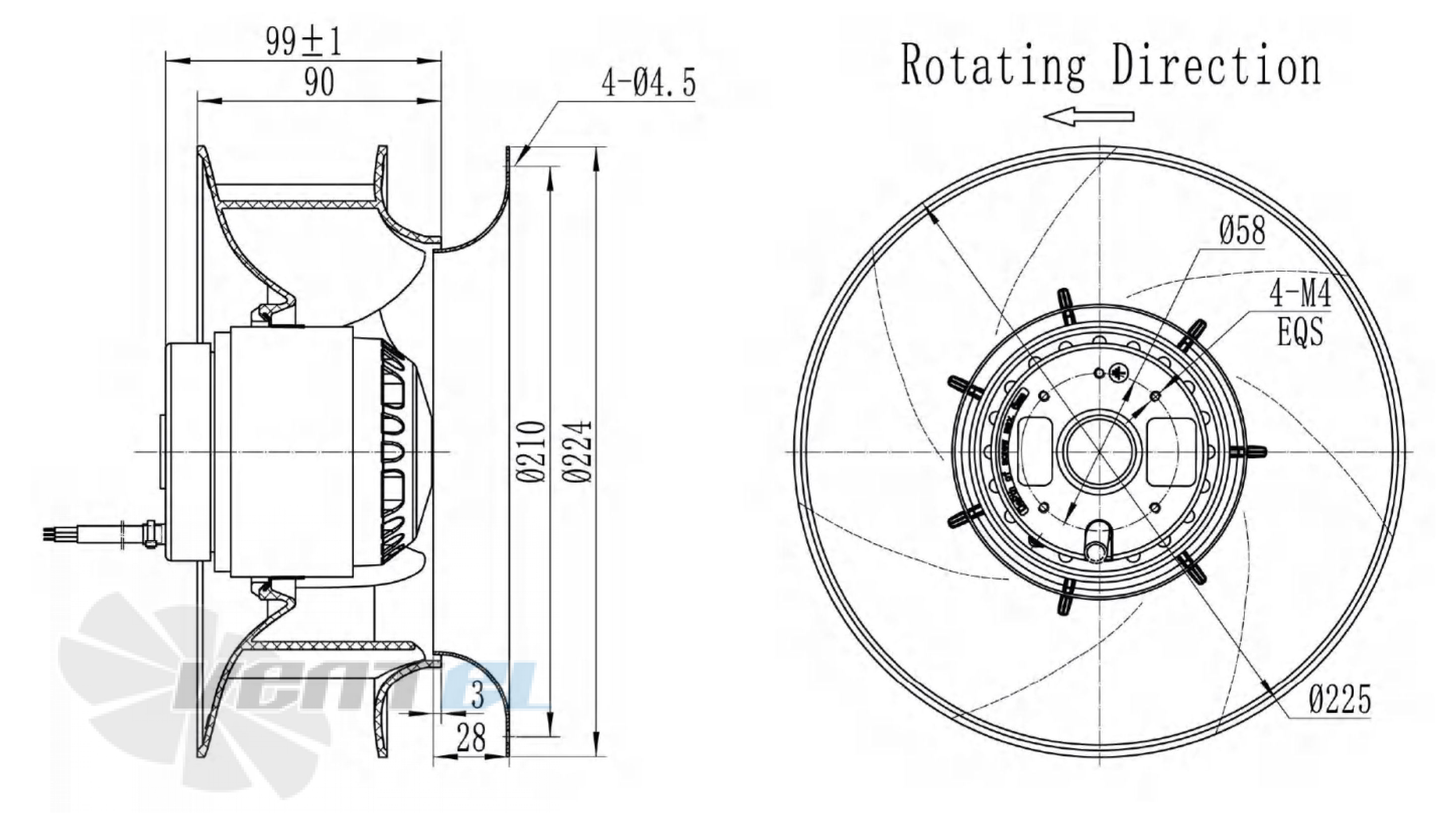 Longwell LWBA2E225-092NU-06 - описание, технические характеристики, графики