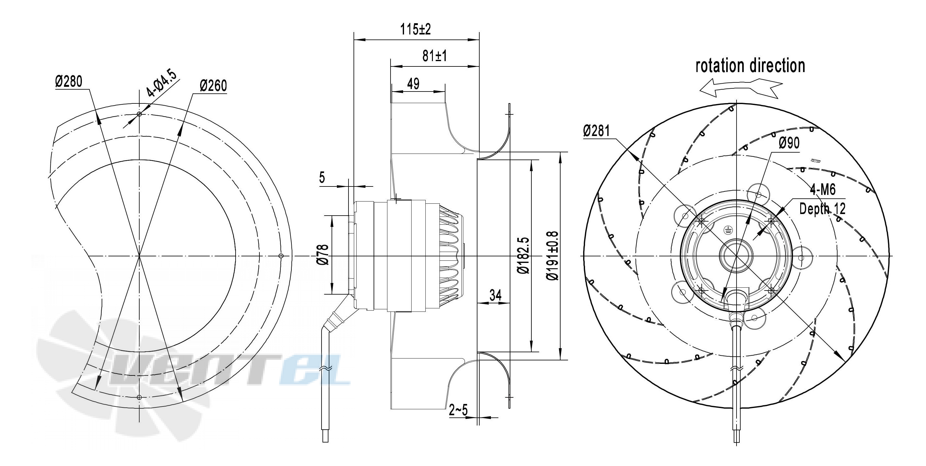 Longwell LWBA2E280-102NS-05 - описание, технические характеристики, графики