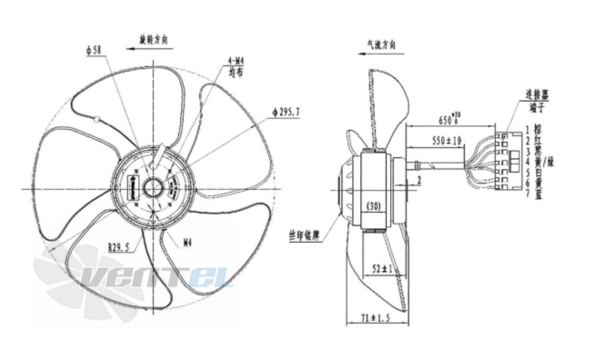 Fans-tech AF290A2-AD6-02 - описание, технические характеристики, графики