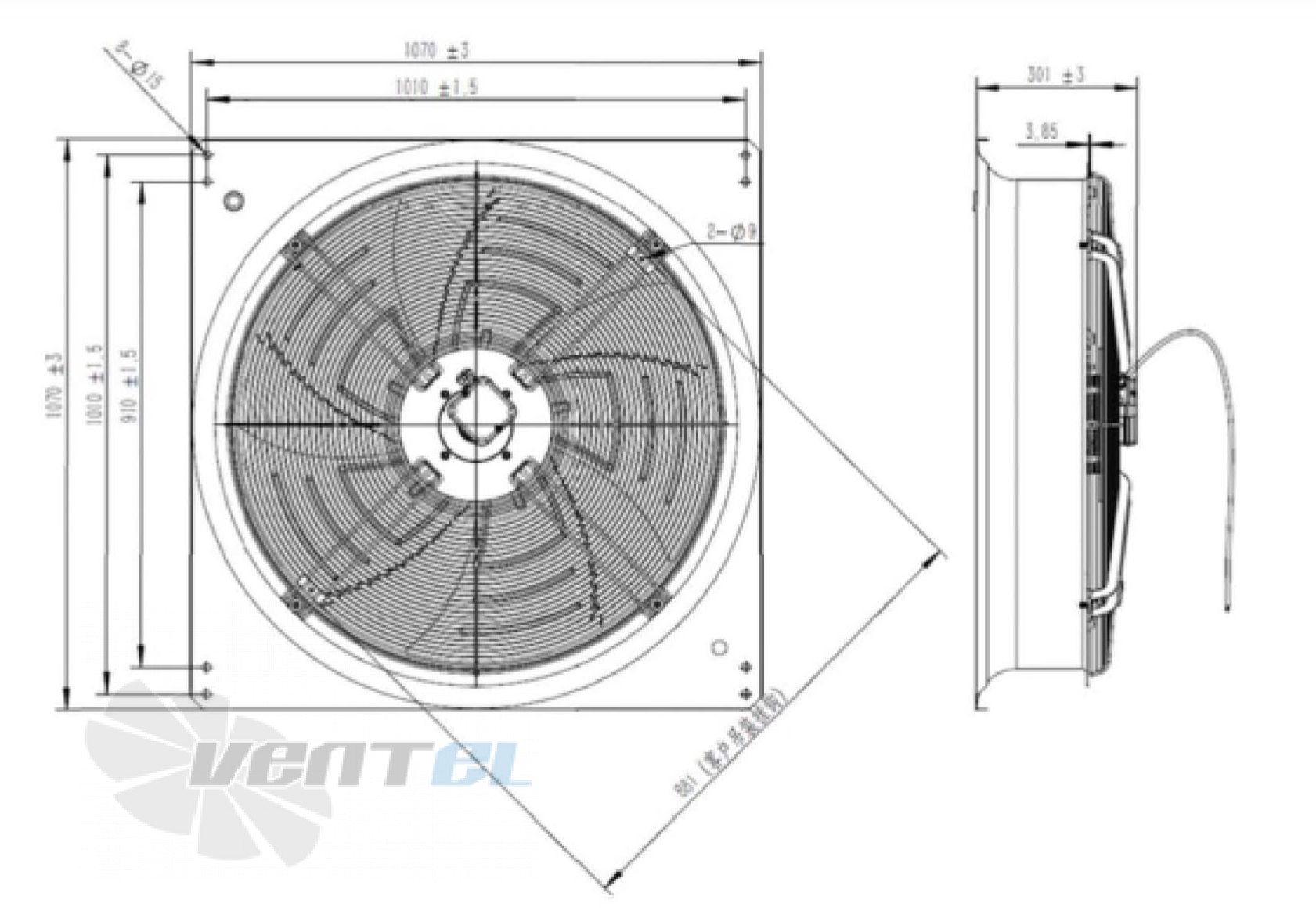 Fans-tech AF900B4-137-000 - описание, технические характеристики, графики