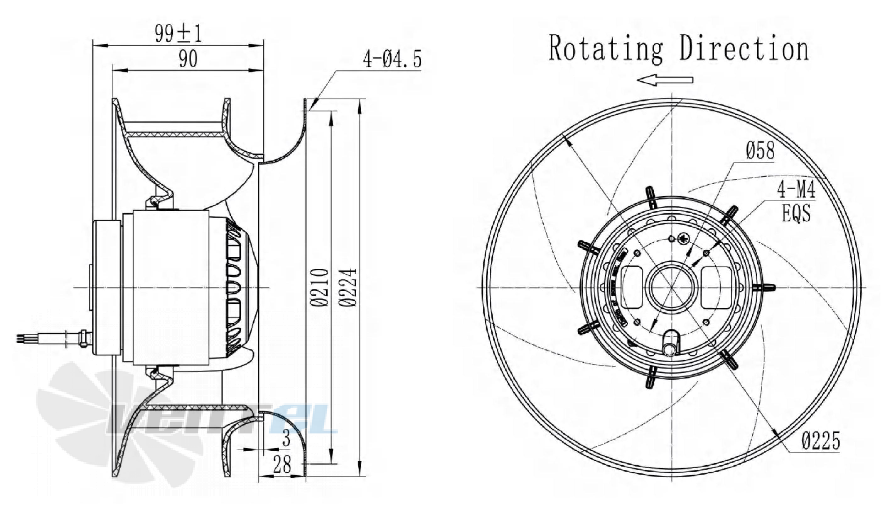 Longwell LWBA2D225-092NT-08 - описание, технические характеристики, графики