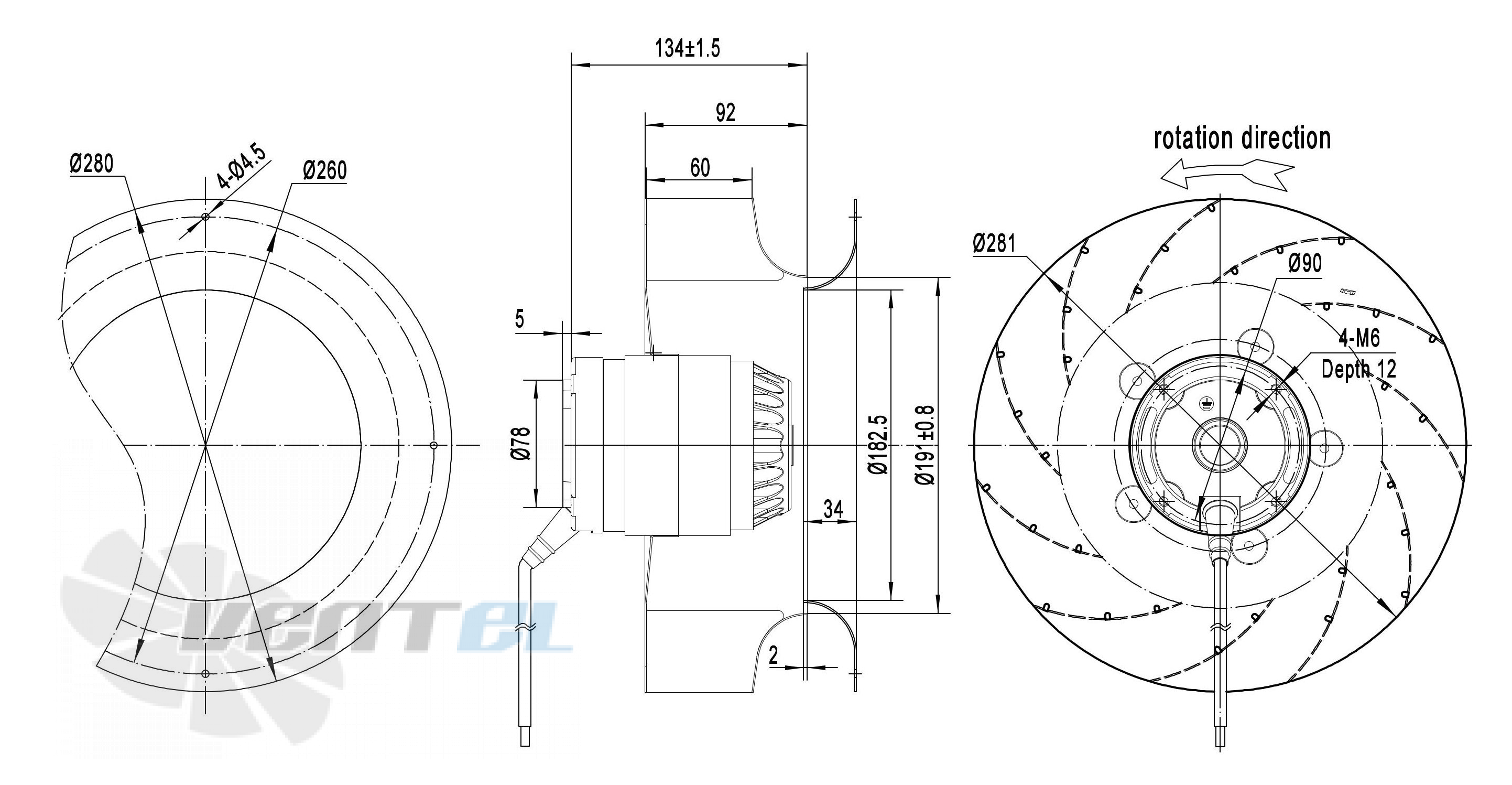 Longwell LWBA2E280-102NS-07 - описание, технические характеристики, графики