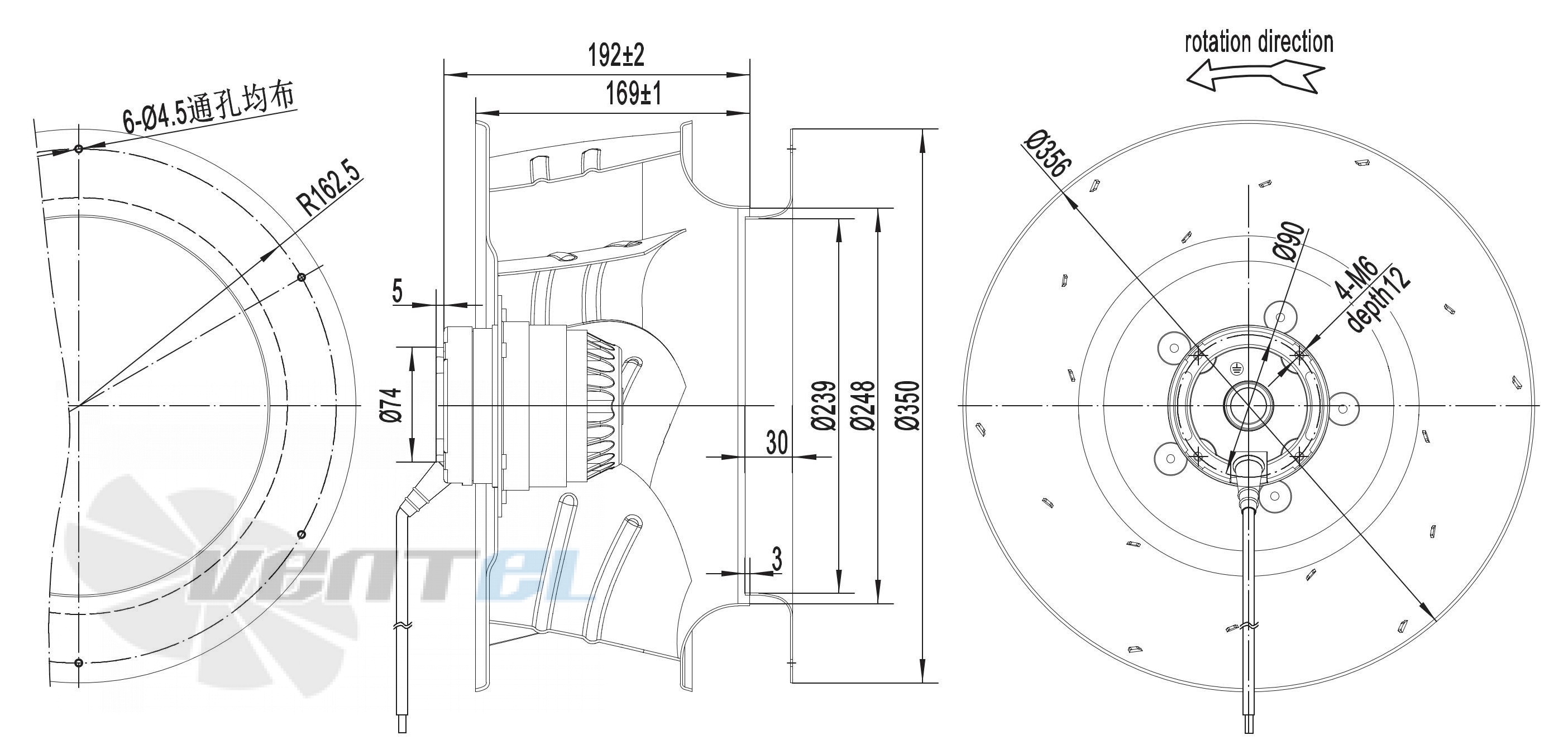 Longwell LWBA4E355-102NS-07 - описание, технические характеристики, графики