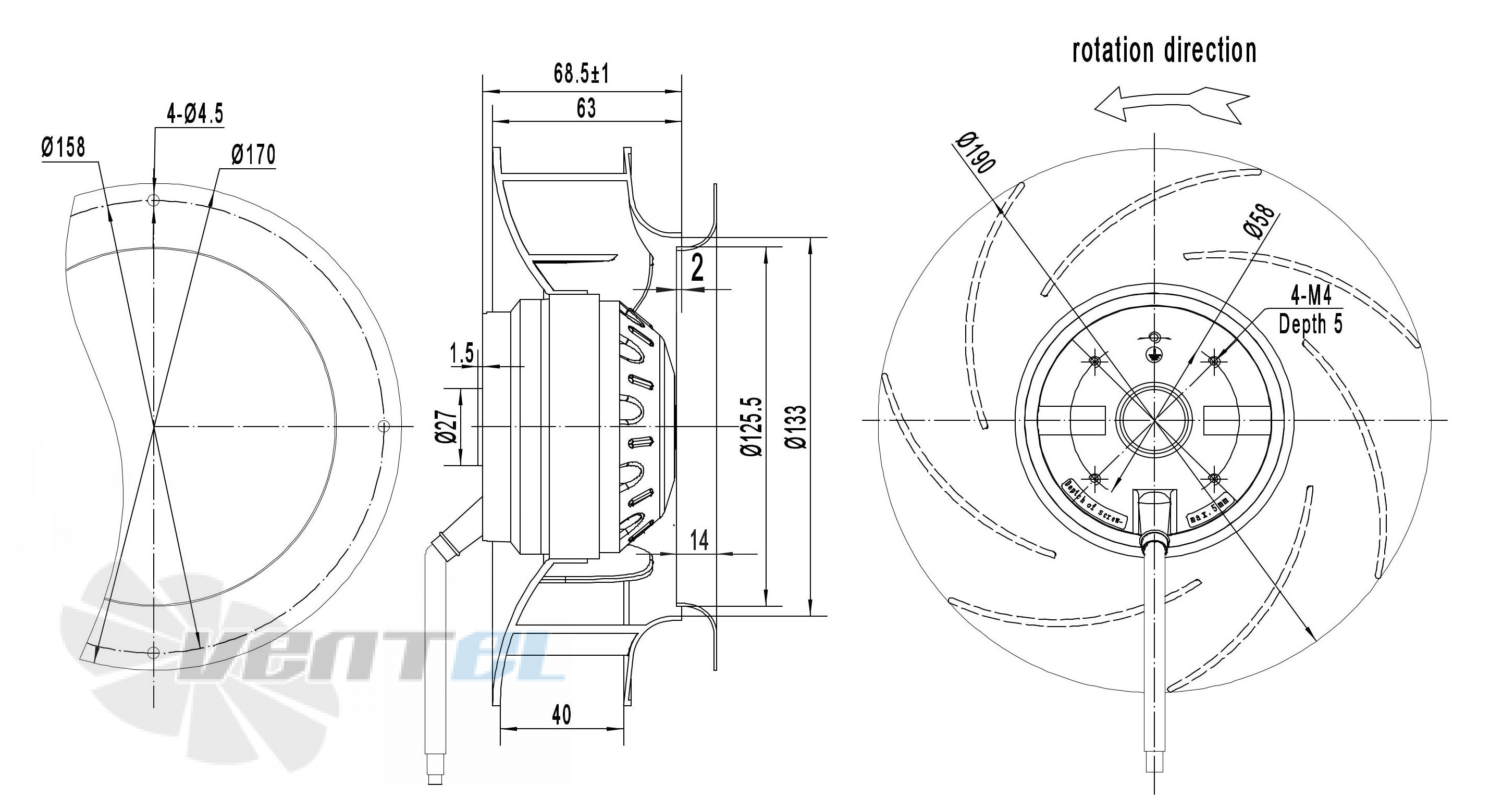 Longwell LWBA4E190-092NS-07 - описание, технические характеристики, графики