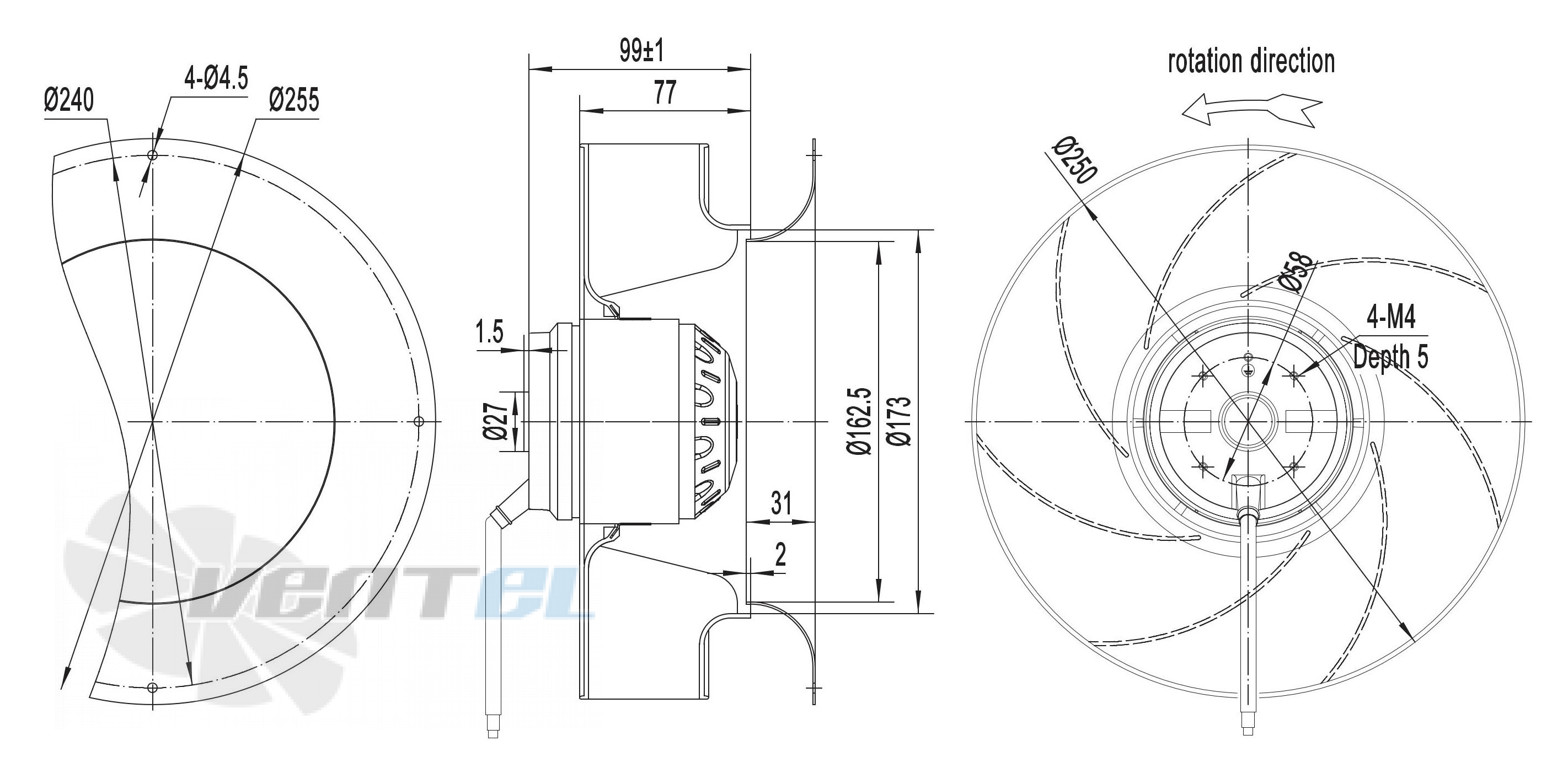 Longwell LWBA2E250-092NS-09 - описание, технические характеристики, графики