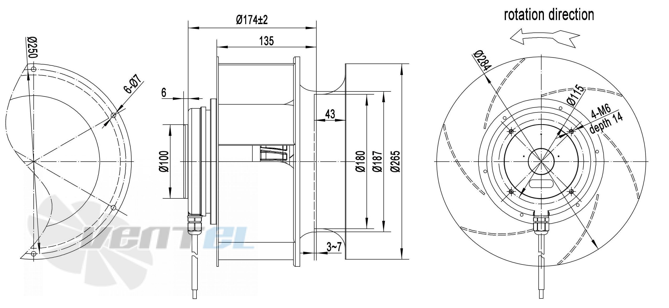 Longwell LWBA2D280-138NT-09 - описание, технические характеристики, графики