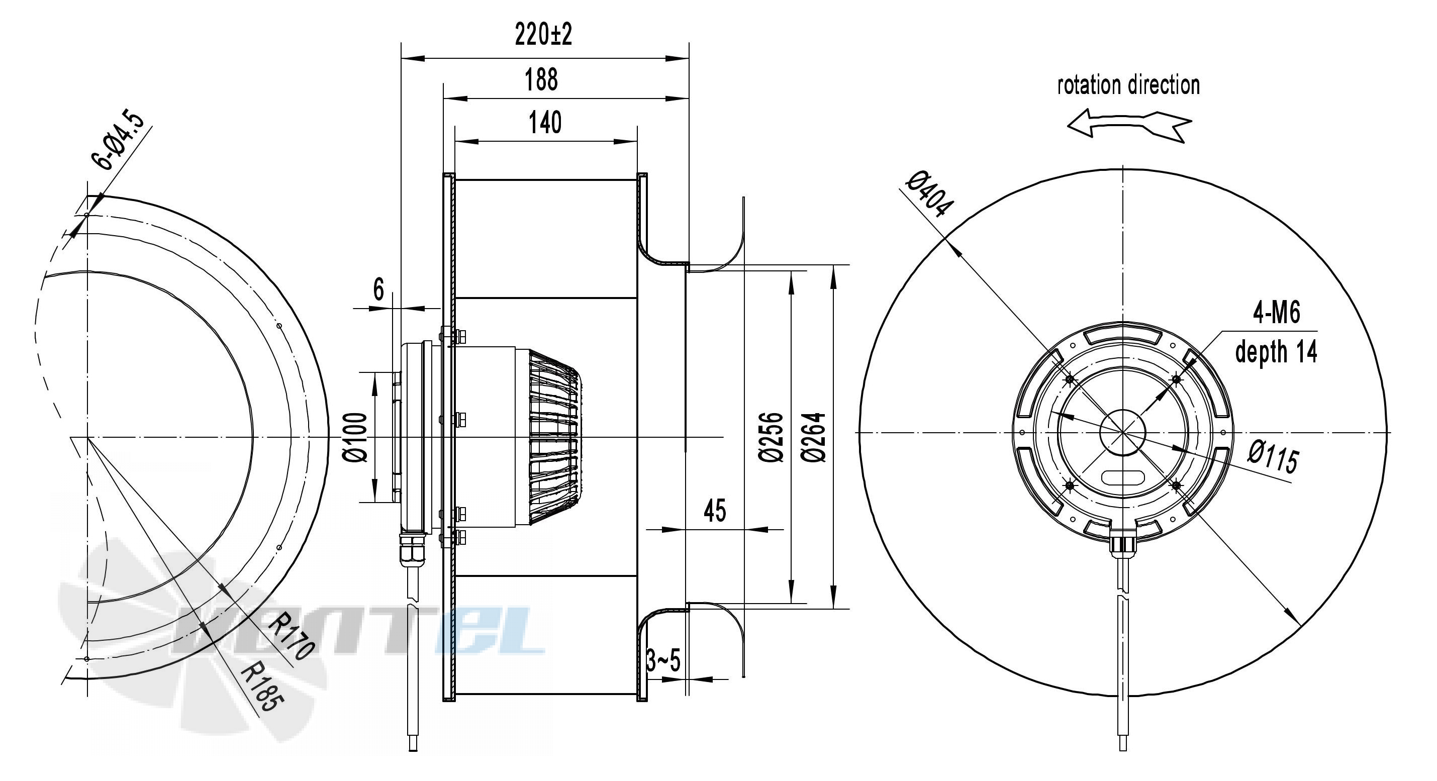 Longwell LWBA4E400-138NS-09 - описание, технические характеристики, графики