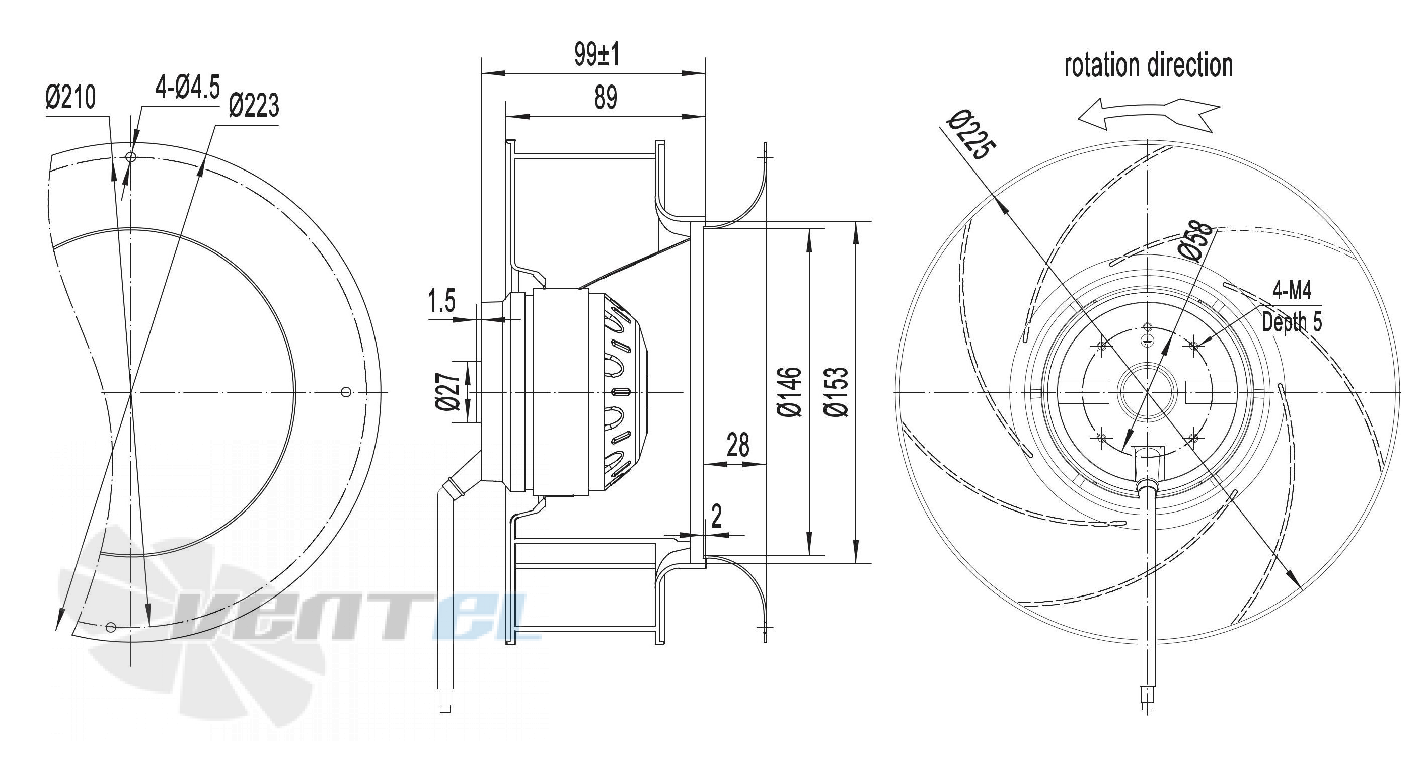 Longwell LWBA2D225-092NT-11 - описание, технические характеристики, графики