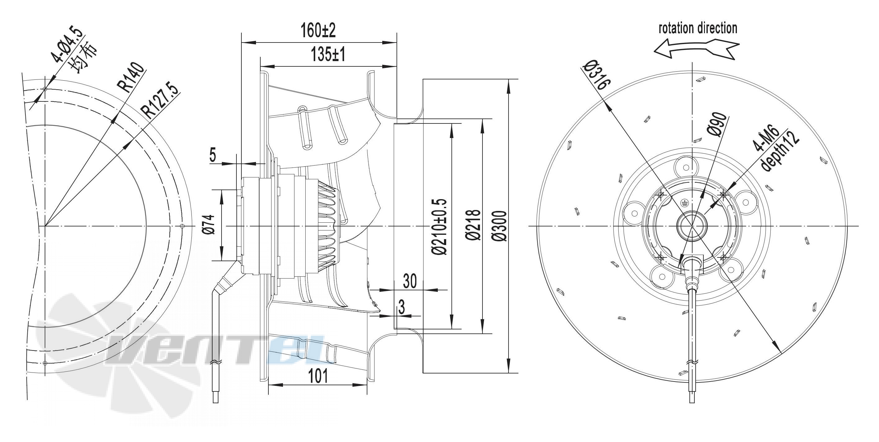 Longwell LWBA4E315-102NS-11 - описание, технические характеристики, графики