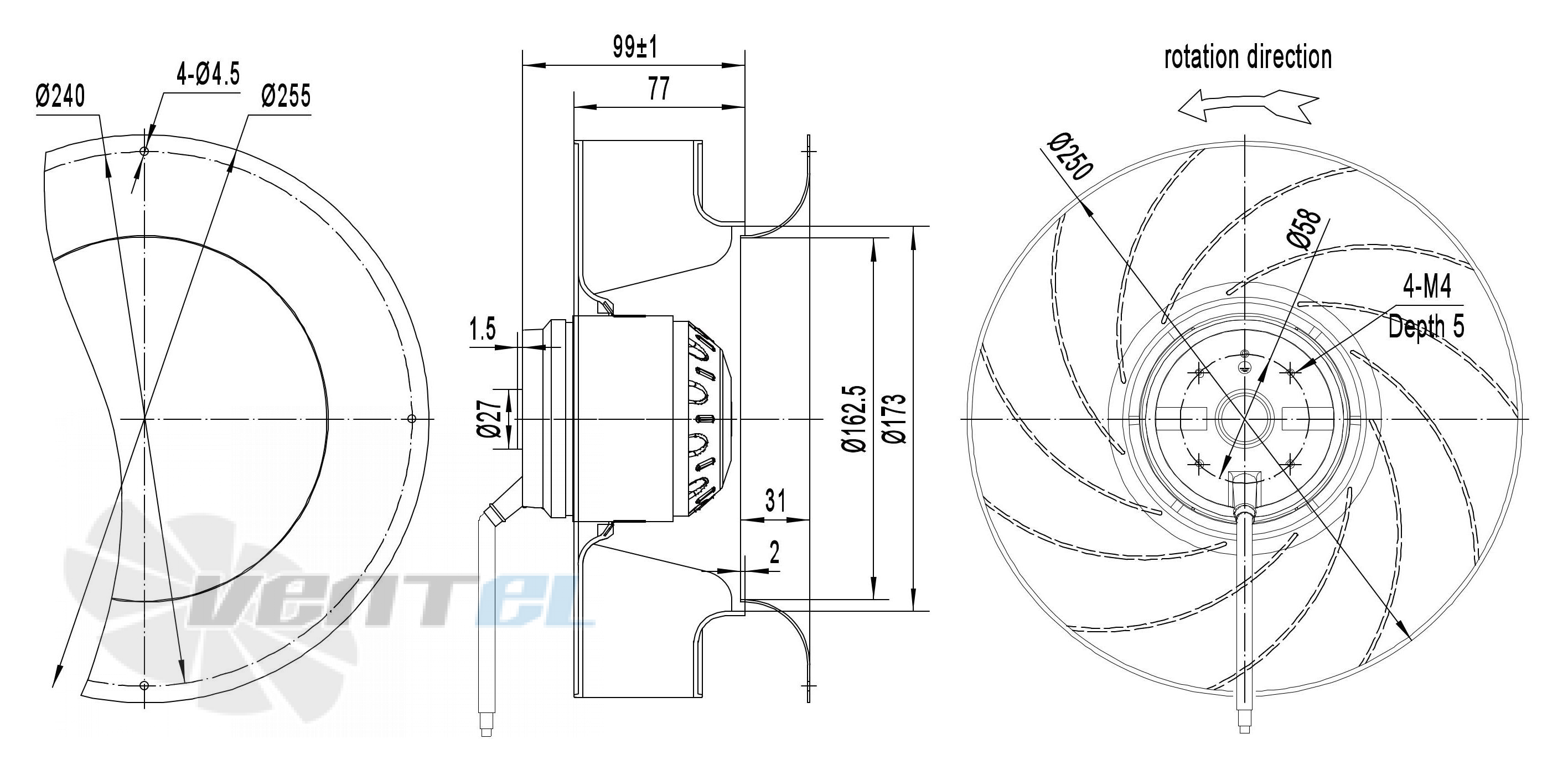 Longwell LWBA2E250-092NS-12 - описание, технические характеристики, графики