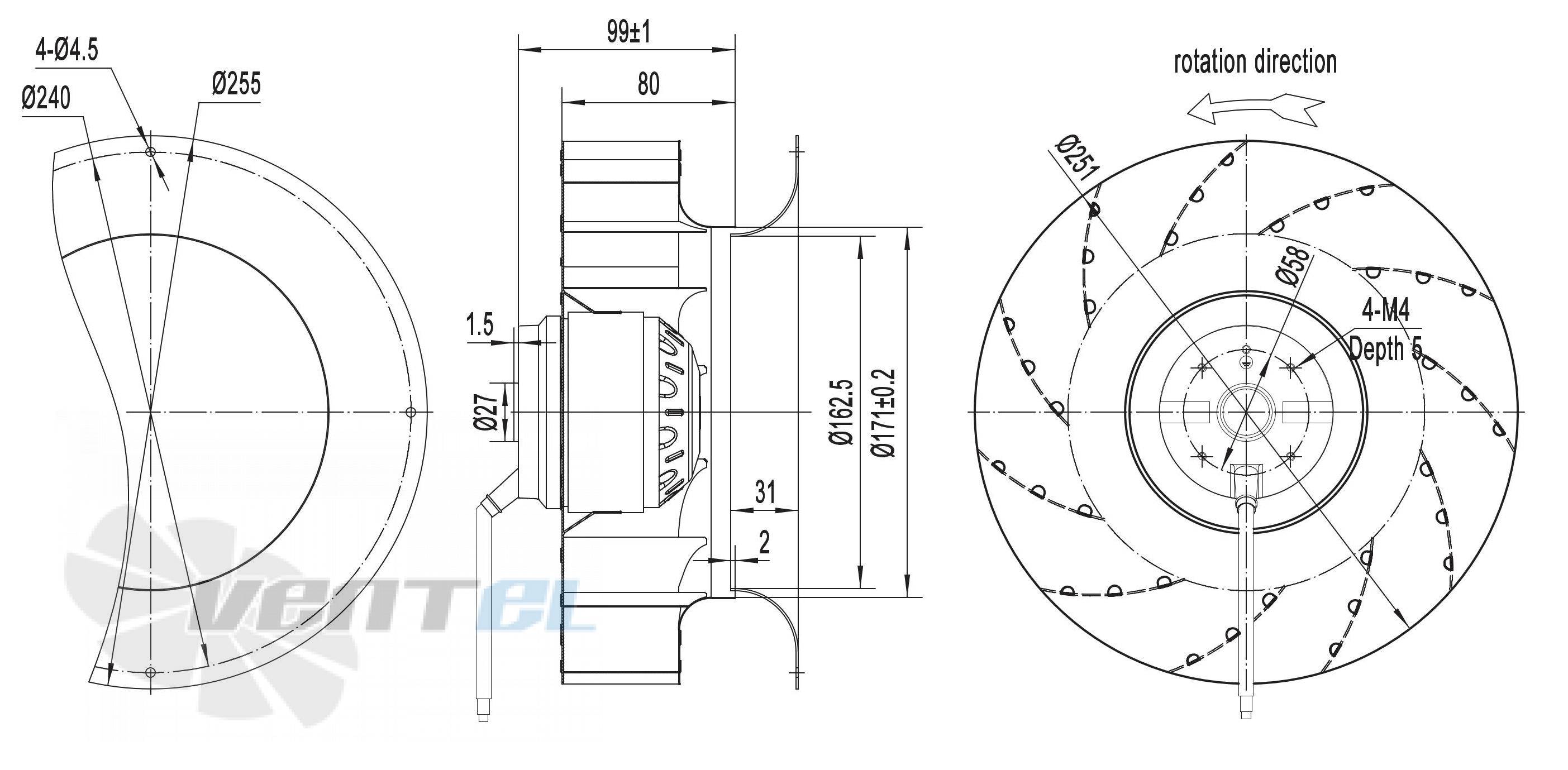 Longwell LWBA2E250-092NS-13 - описание, технические характеристики, графики