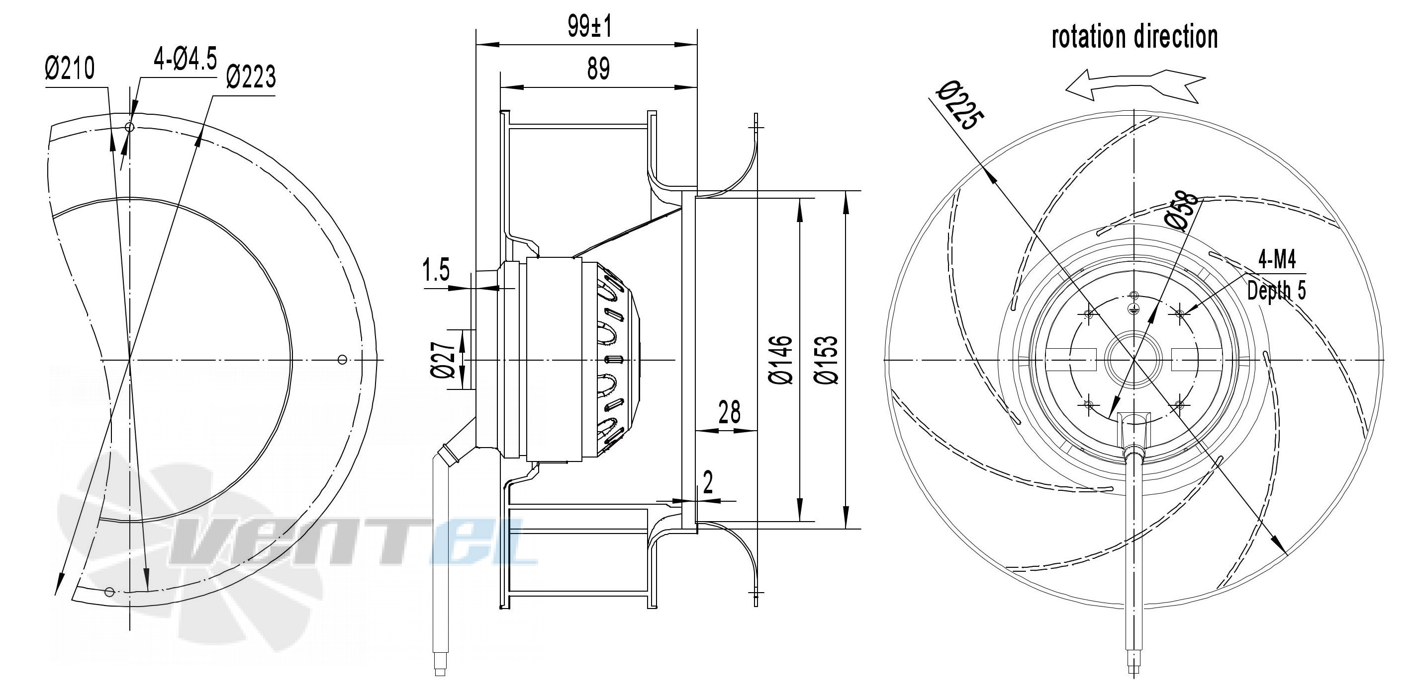 Longwell LWBA2E225-092NS-13 - описание, технические характеристики, графики