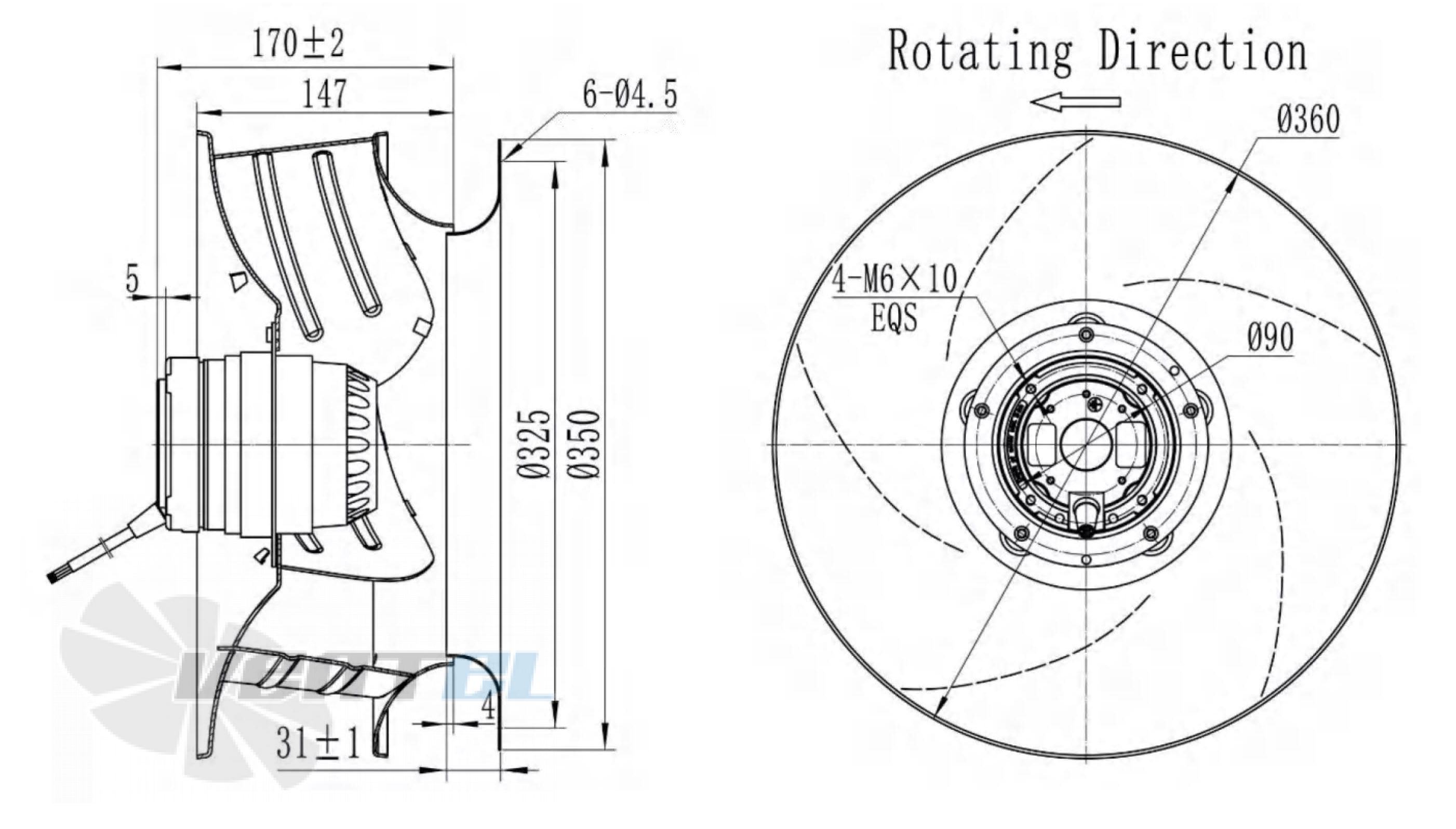 Longwell LWBA4E355-102NS-15 - описание, технические характеристики, графики