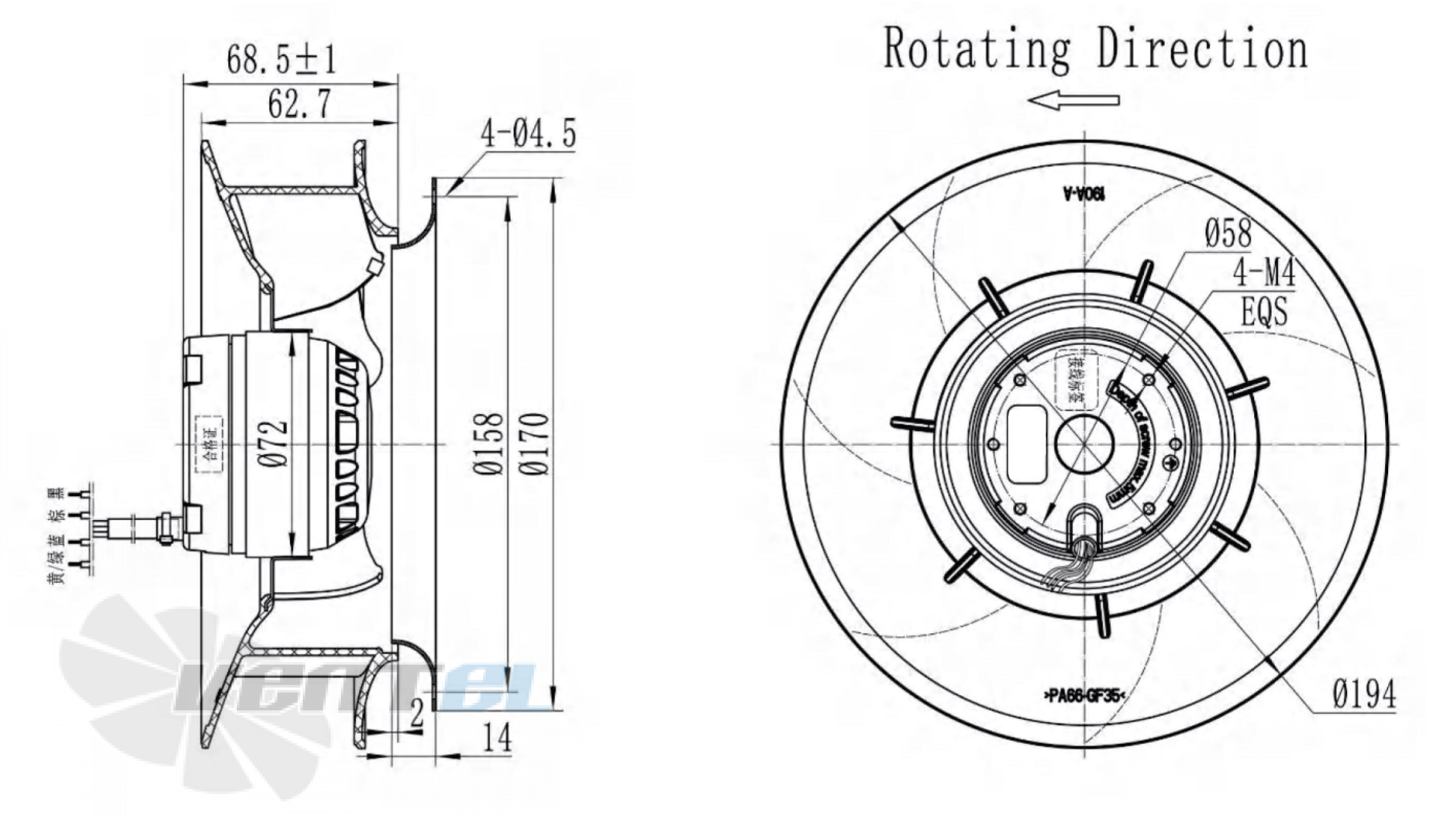 Longwell LWBA2E190-072NS-01 - описание, технические характеристики, графики