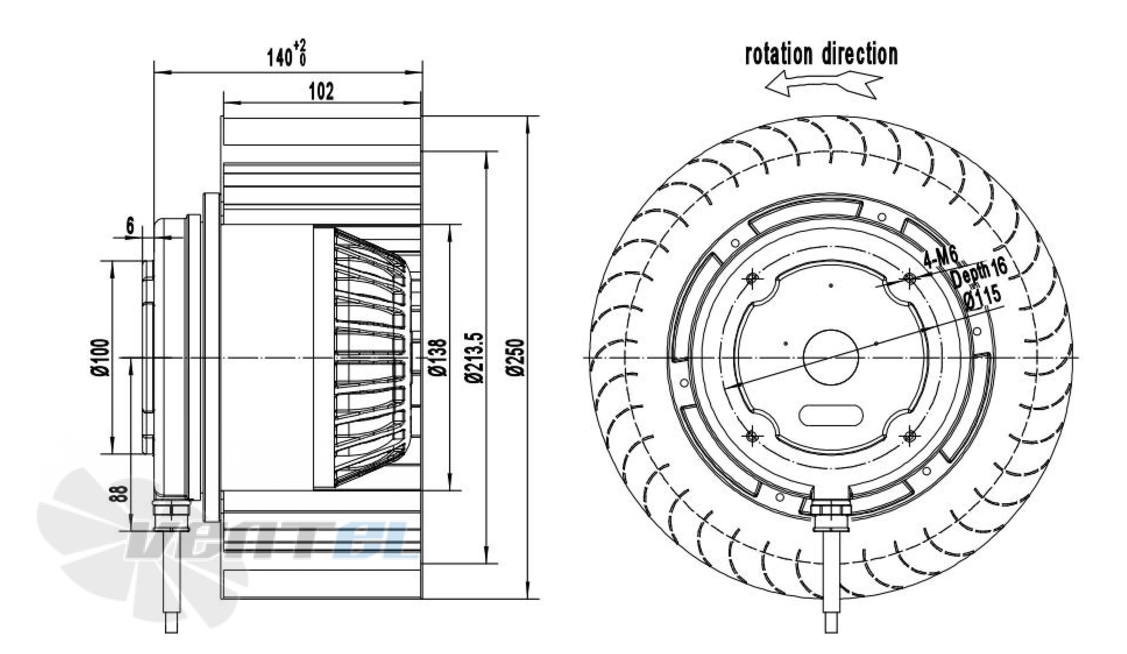 Longwell LWFA4E-250-137NS-01 - описание, технические характеристики, графики