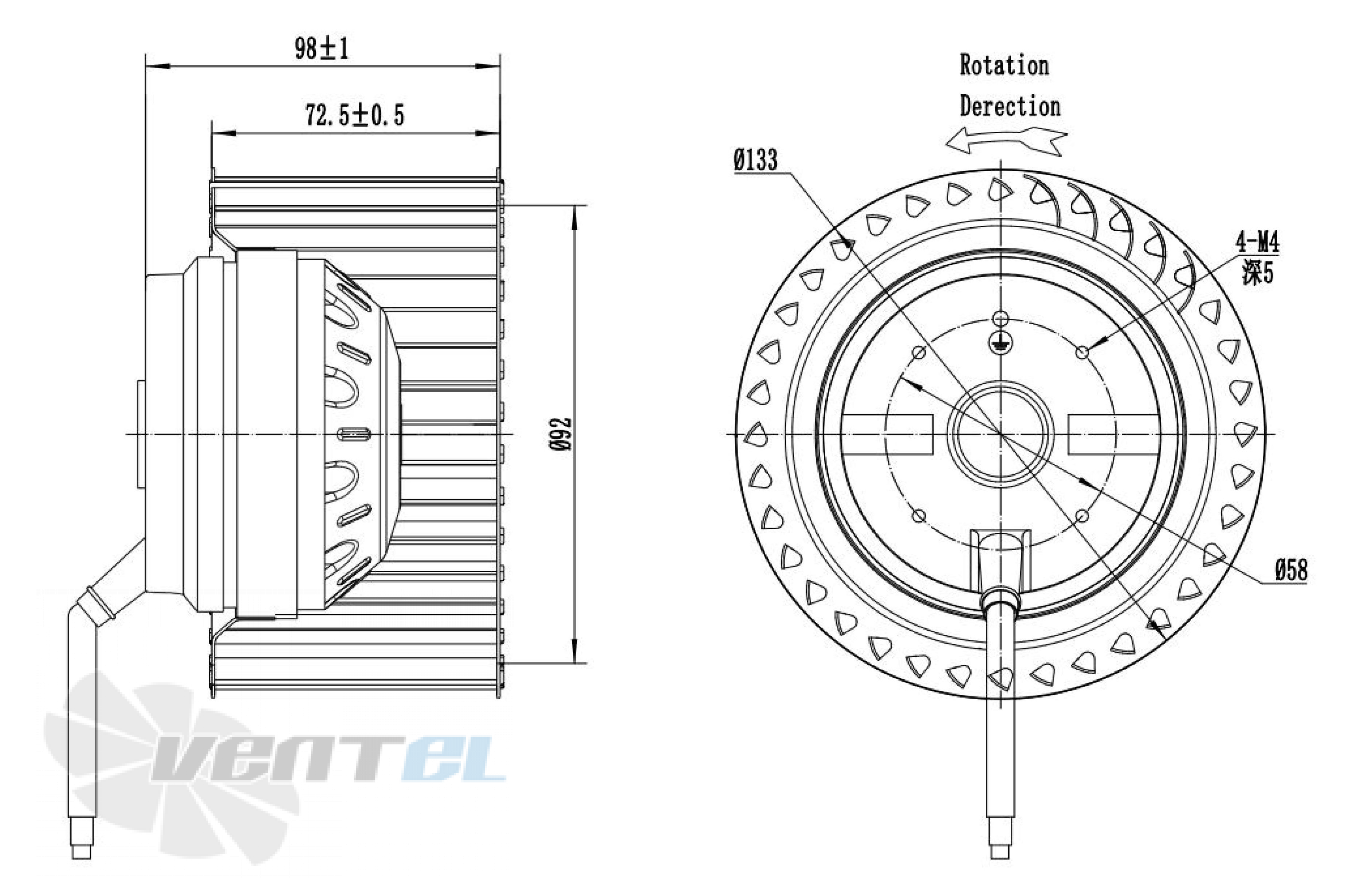 Longwell LWFA4E-133-092NS-01 - описание, технические характеристики, графики