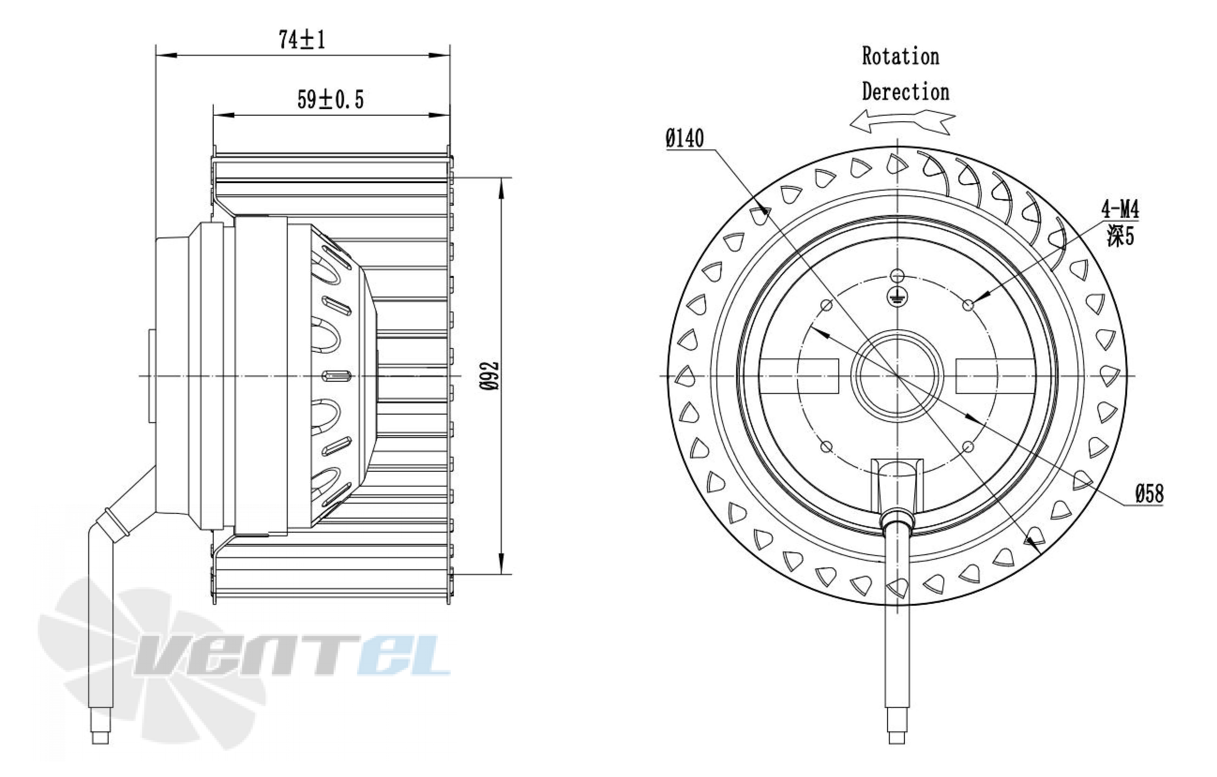 Longwell LWFA4E-140-092NS-01 - описание, технические характеристики, графики