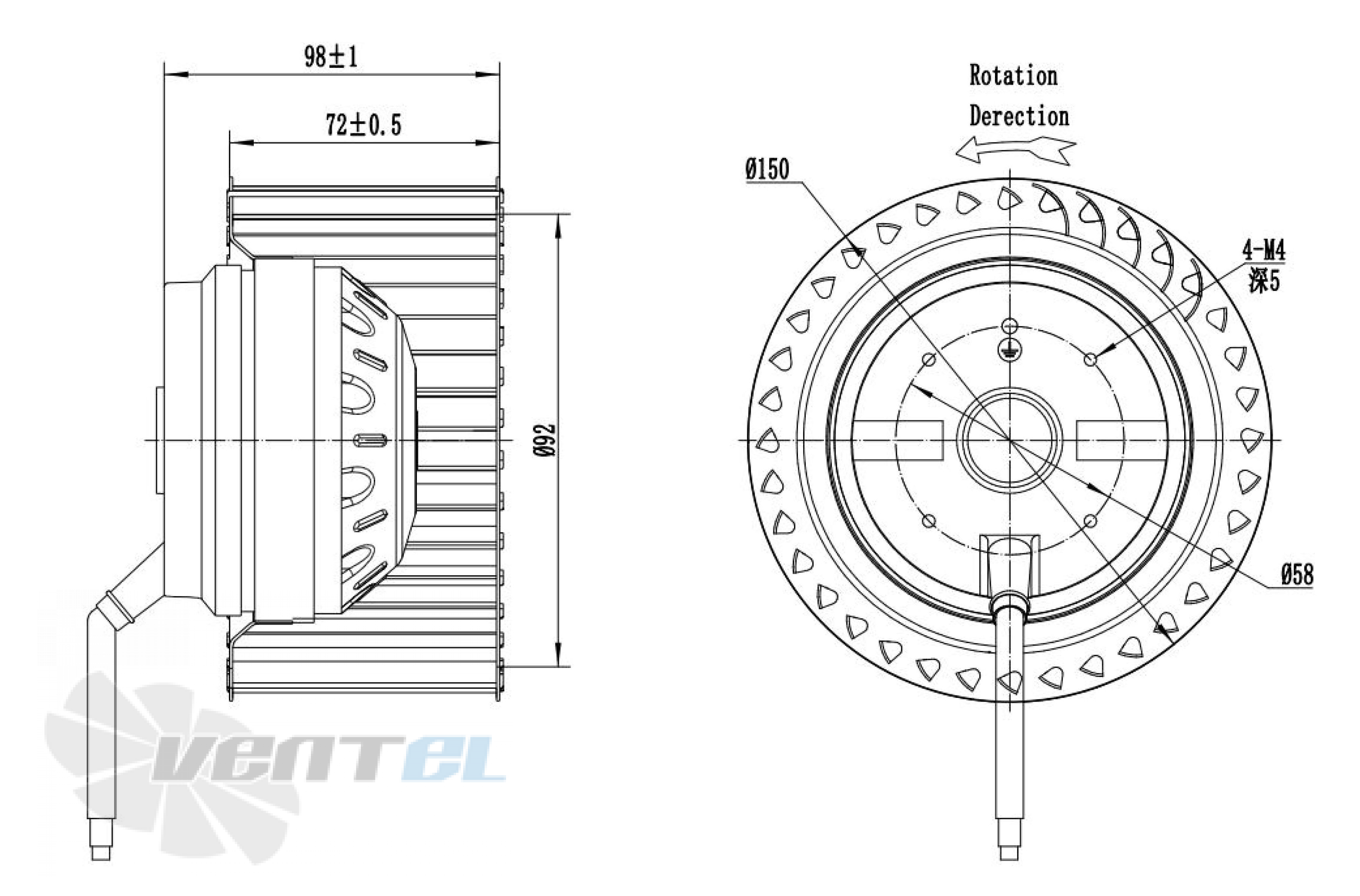 Longwell LWFA4E-150-092NS-01 - описание, технические характеристики, графики