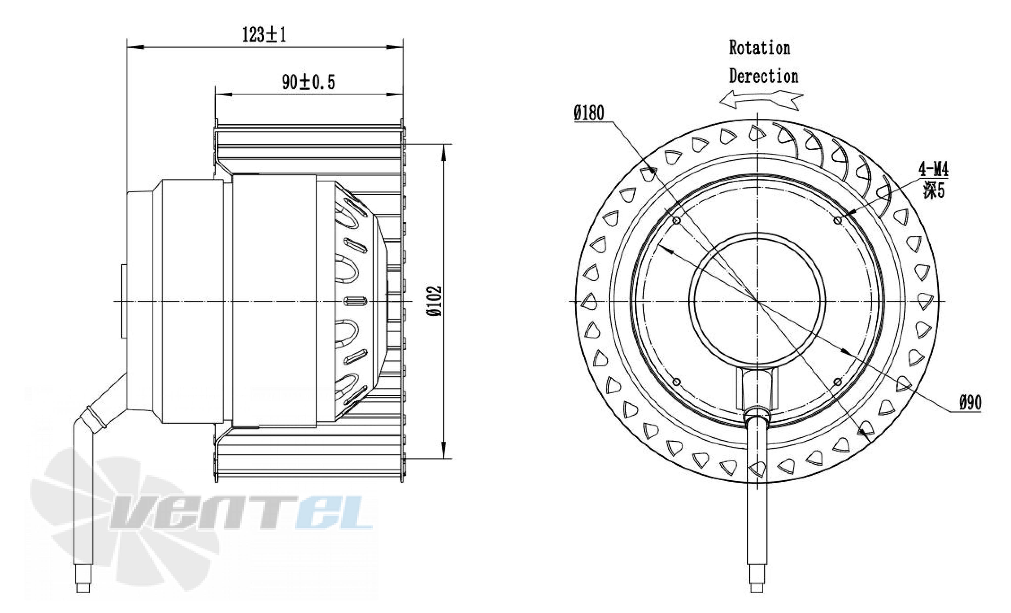 Longwell LWFA4E-180-102NS-01 - описание, технические характеристики, графики