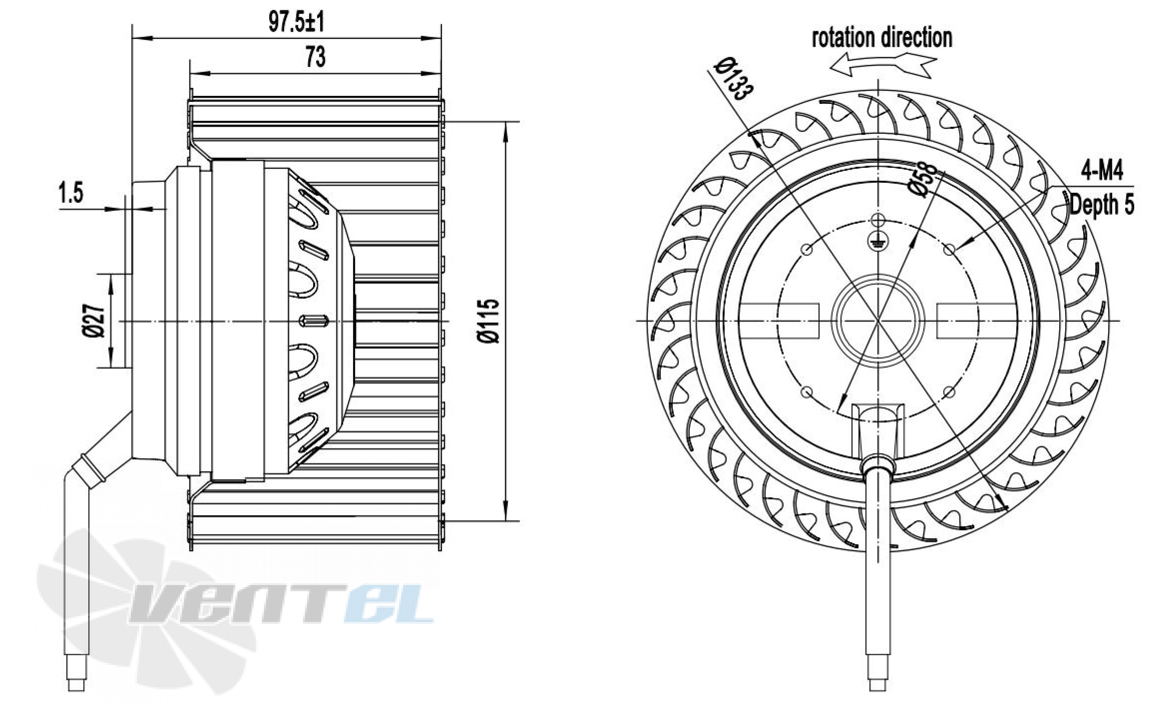 Longwell LWFA2E-133-092NS-02 - описание, технические характеристики, графики